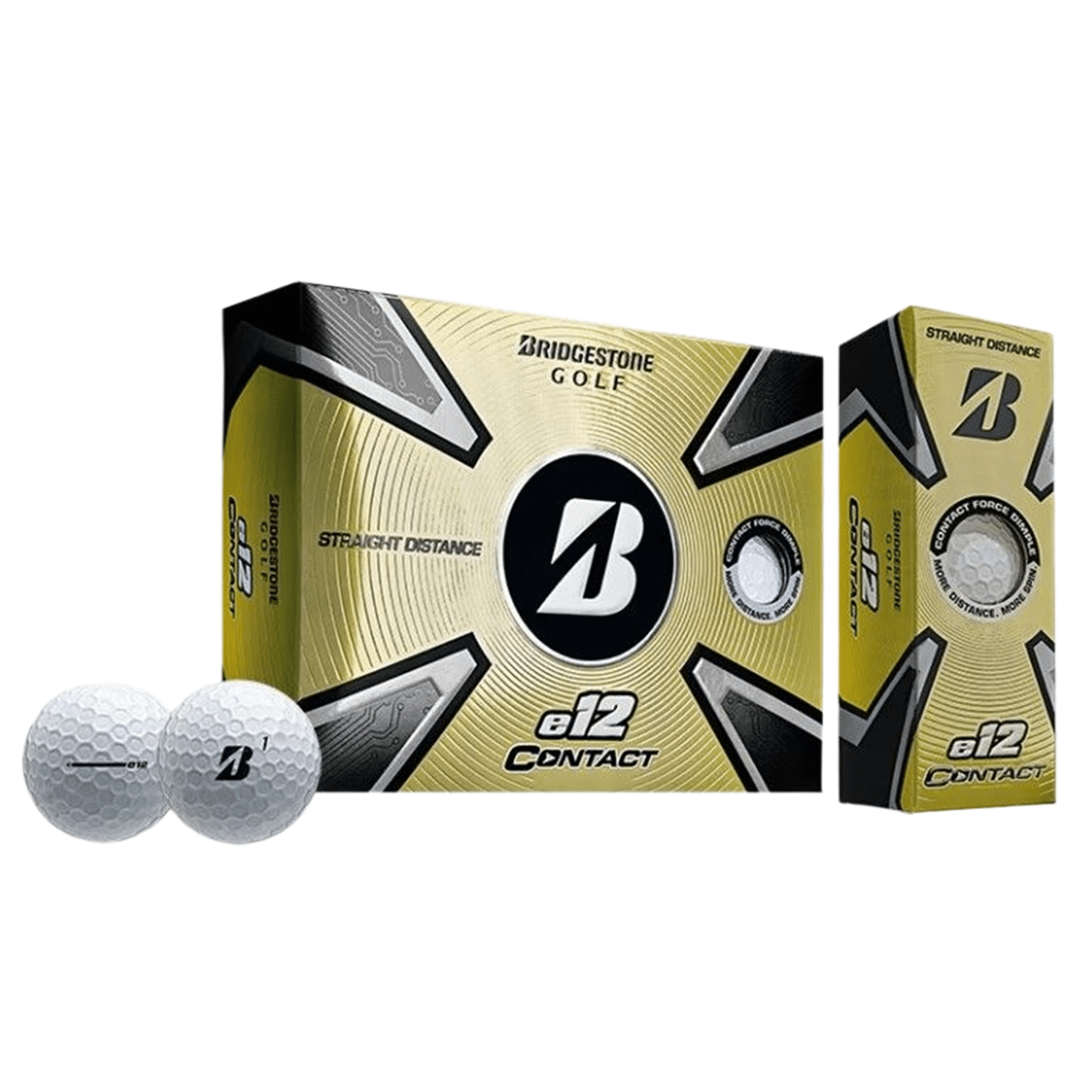 Bridgestone e12 Contact (12 kusov) golfové loptičky