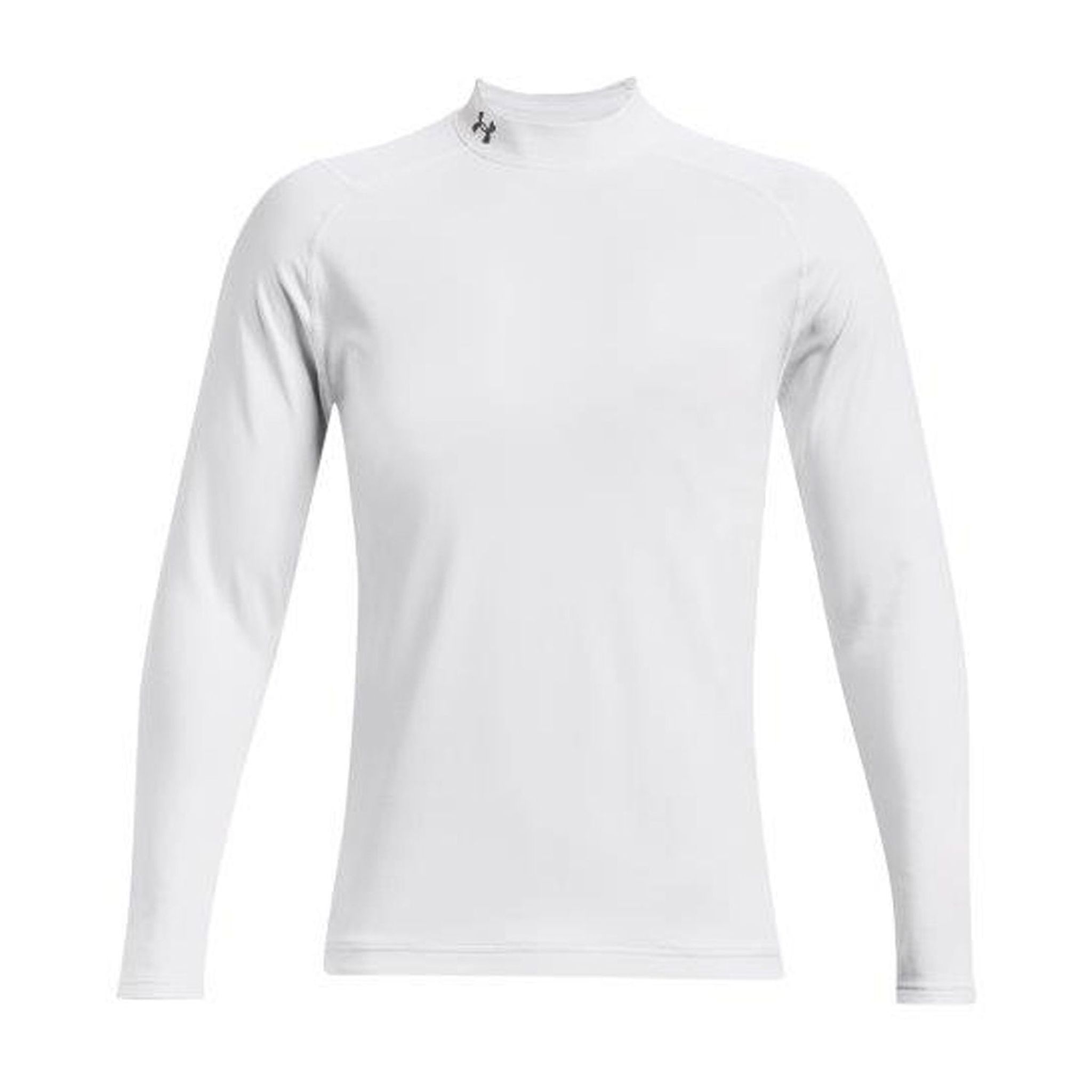 Under Armour M Polo Mock Langarm Weiß Herren