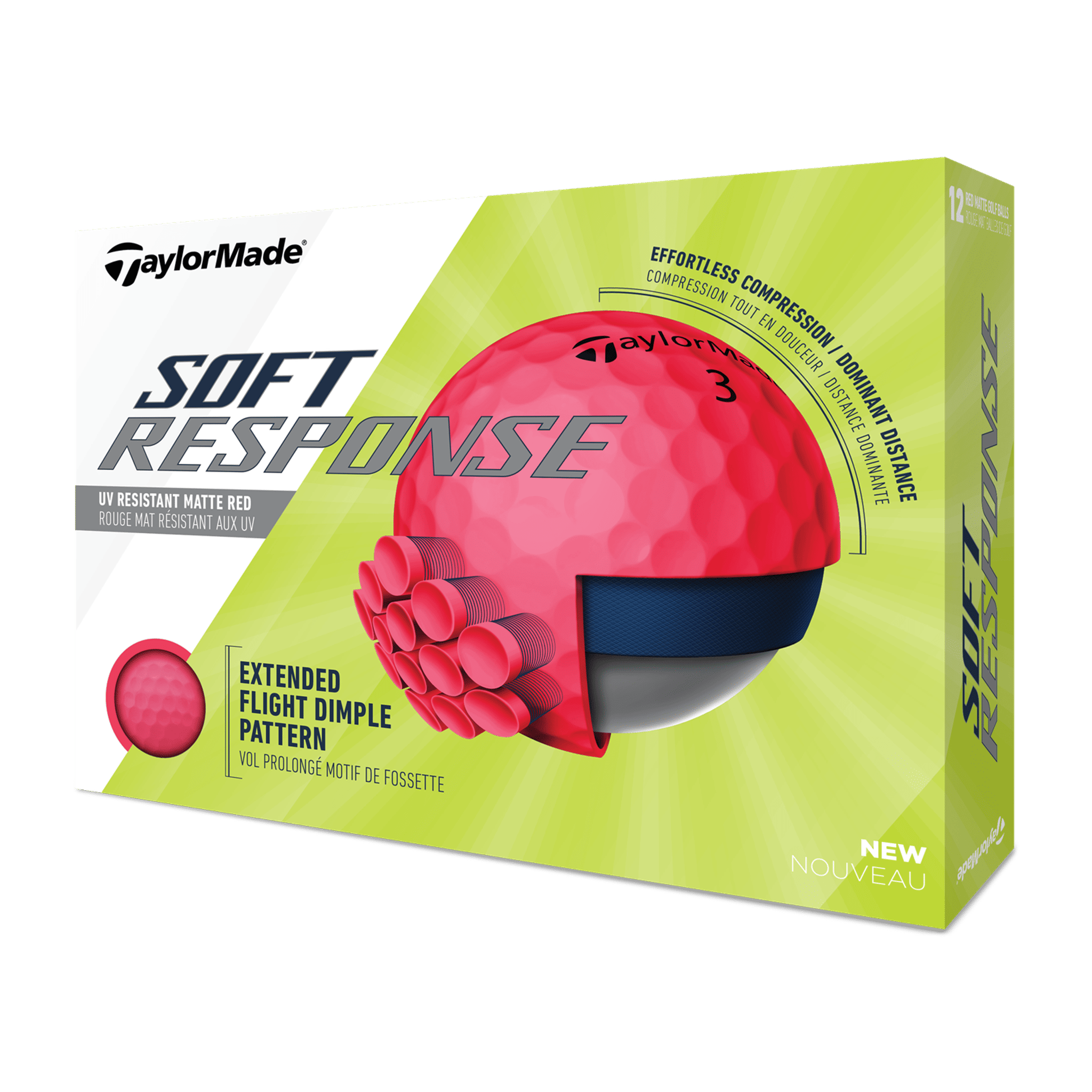 TaylorMade Soft Response (20) [12Balls] Red