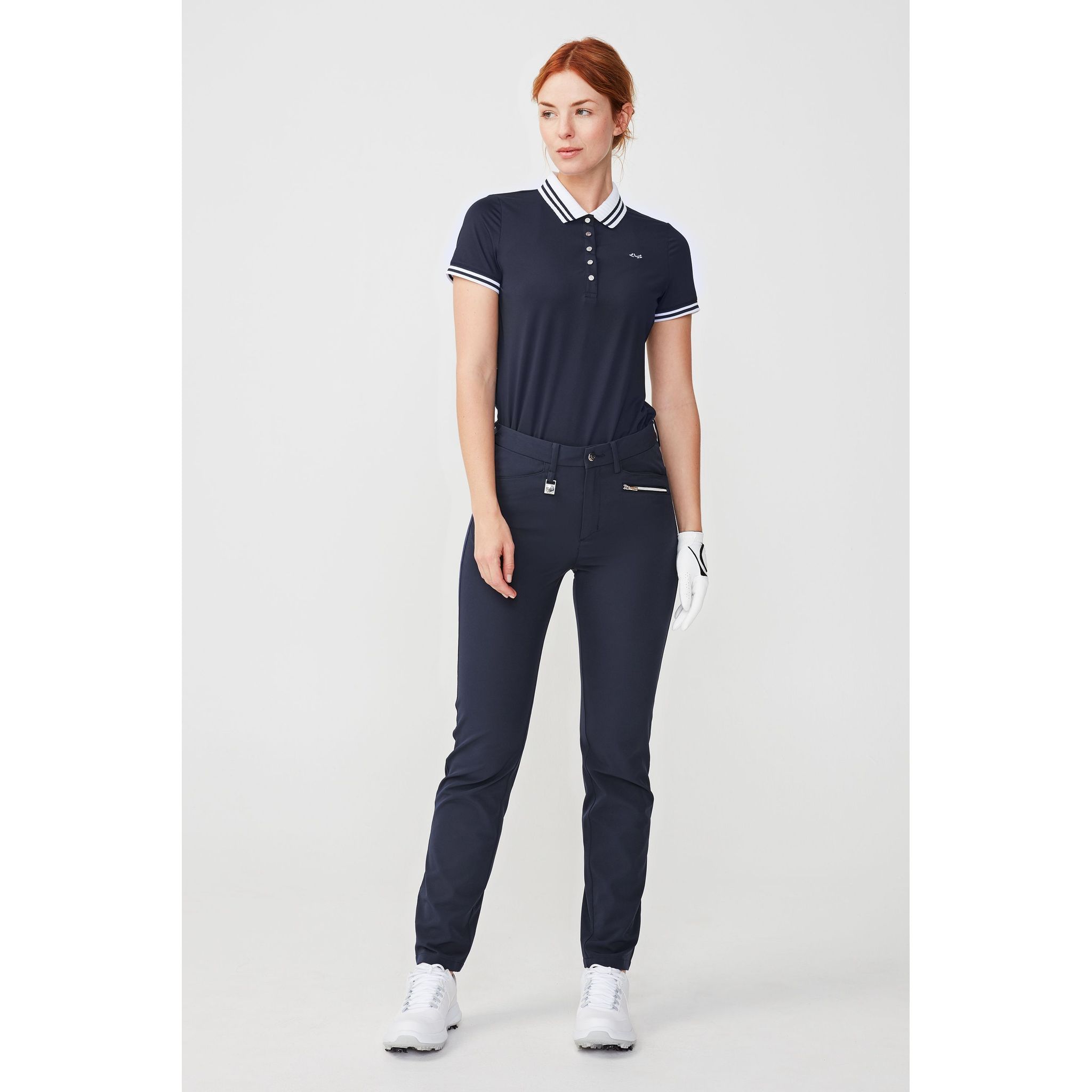 Röhnisch Hose Comfort Stretch Navyblau Damen