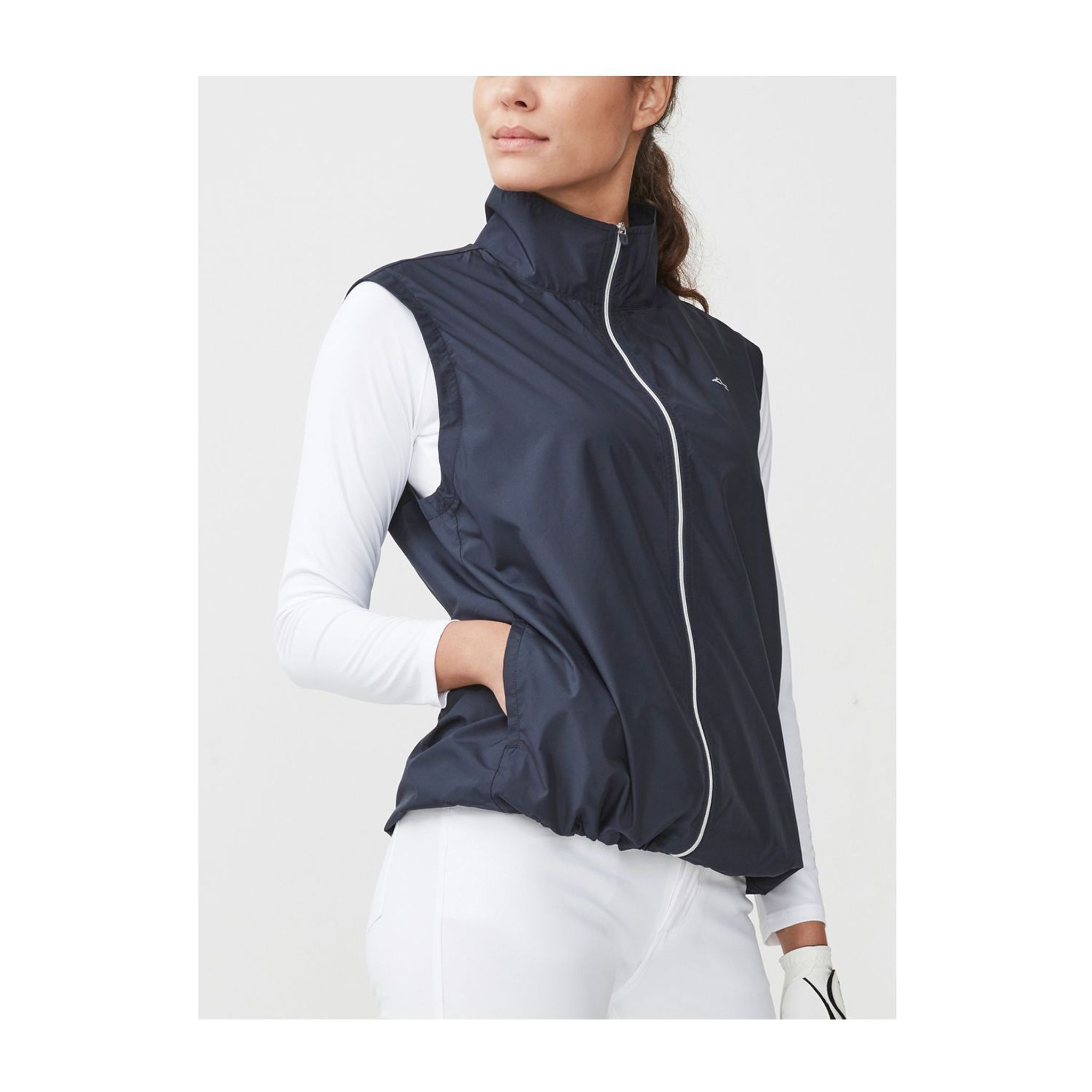 Röhnisch Pocket Wind Vest Navy Damen