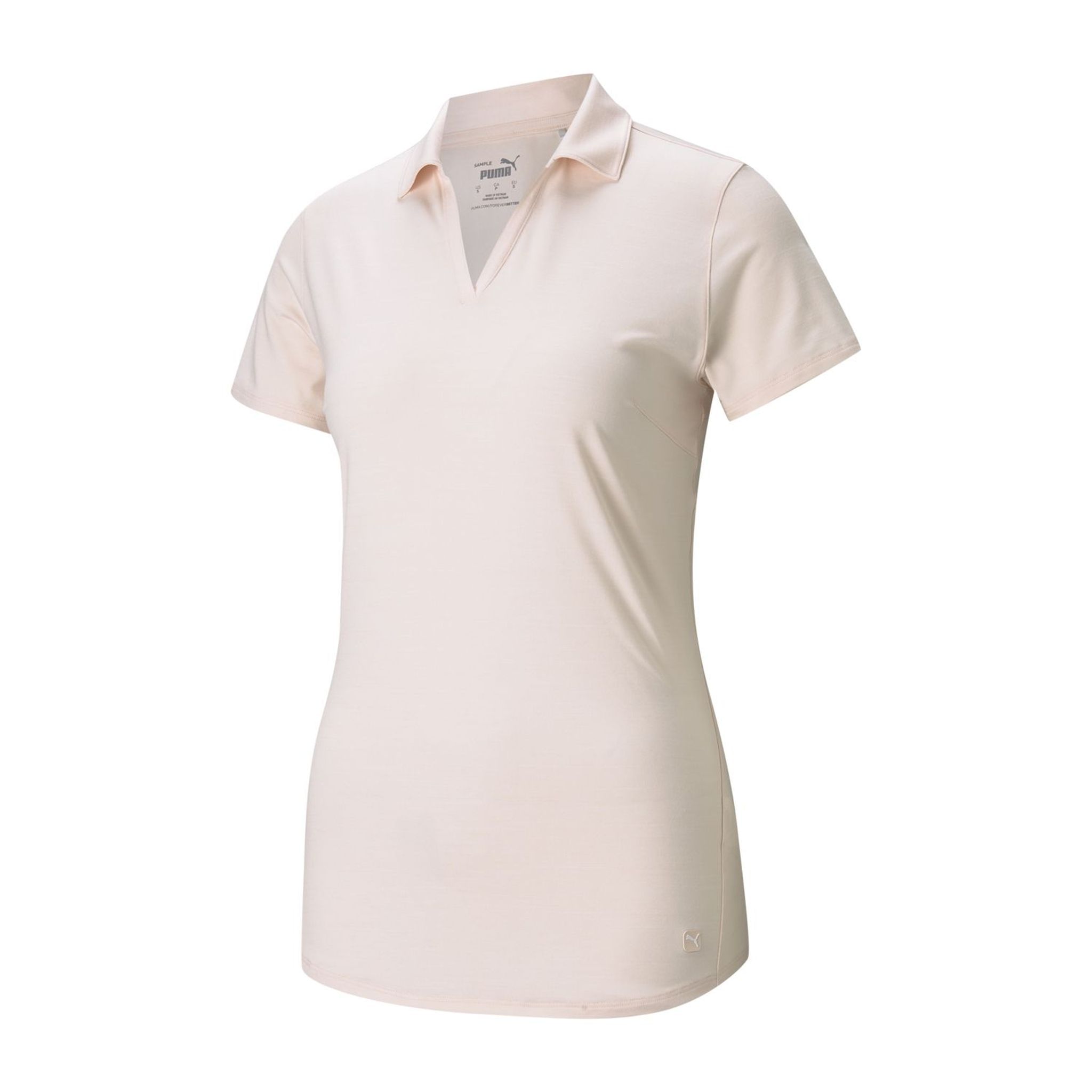 Puma W Cloudspun Free SS Polo Pink Damen