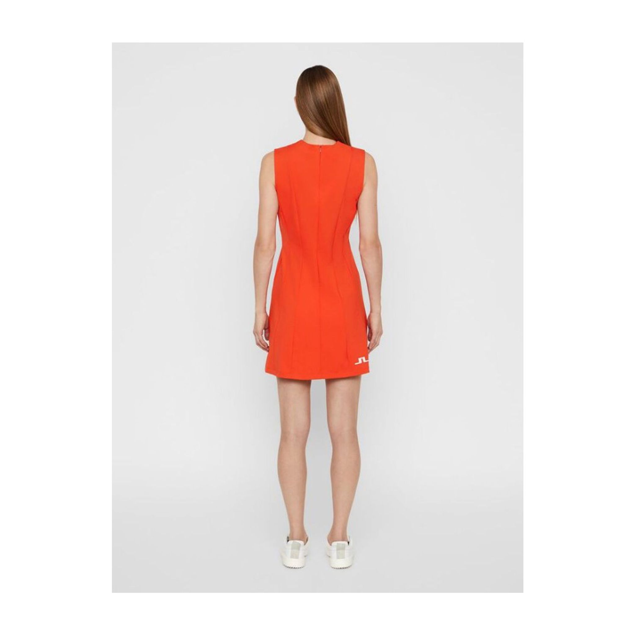 J. Lindeberg W Jasmin Lux Sculpt Kleid Tomato Red Damen