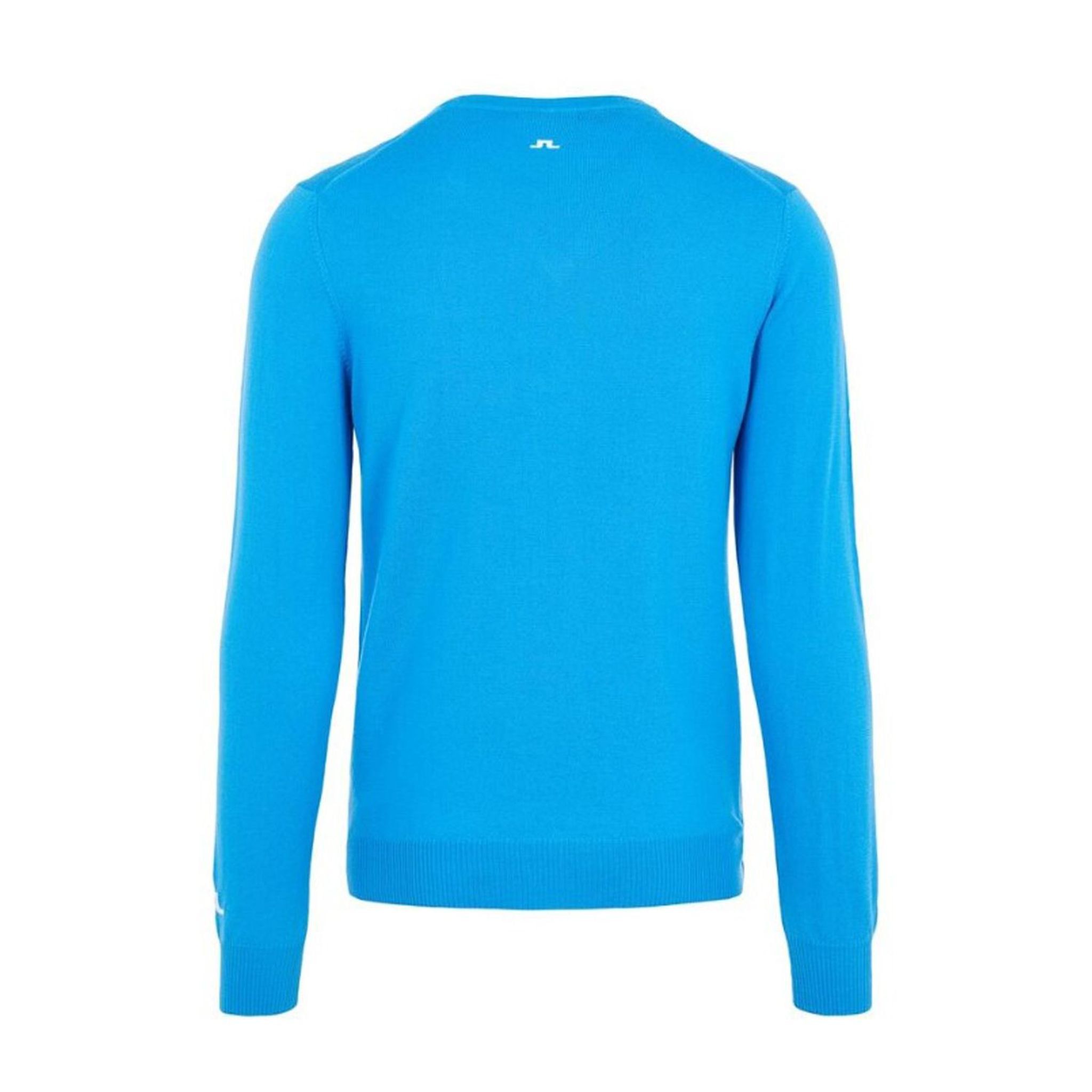 J. Lindeberg M Lymann-Tour Merino Sweater True Blue Herren