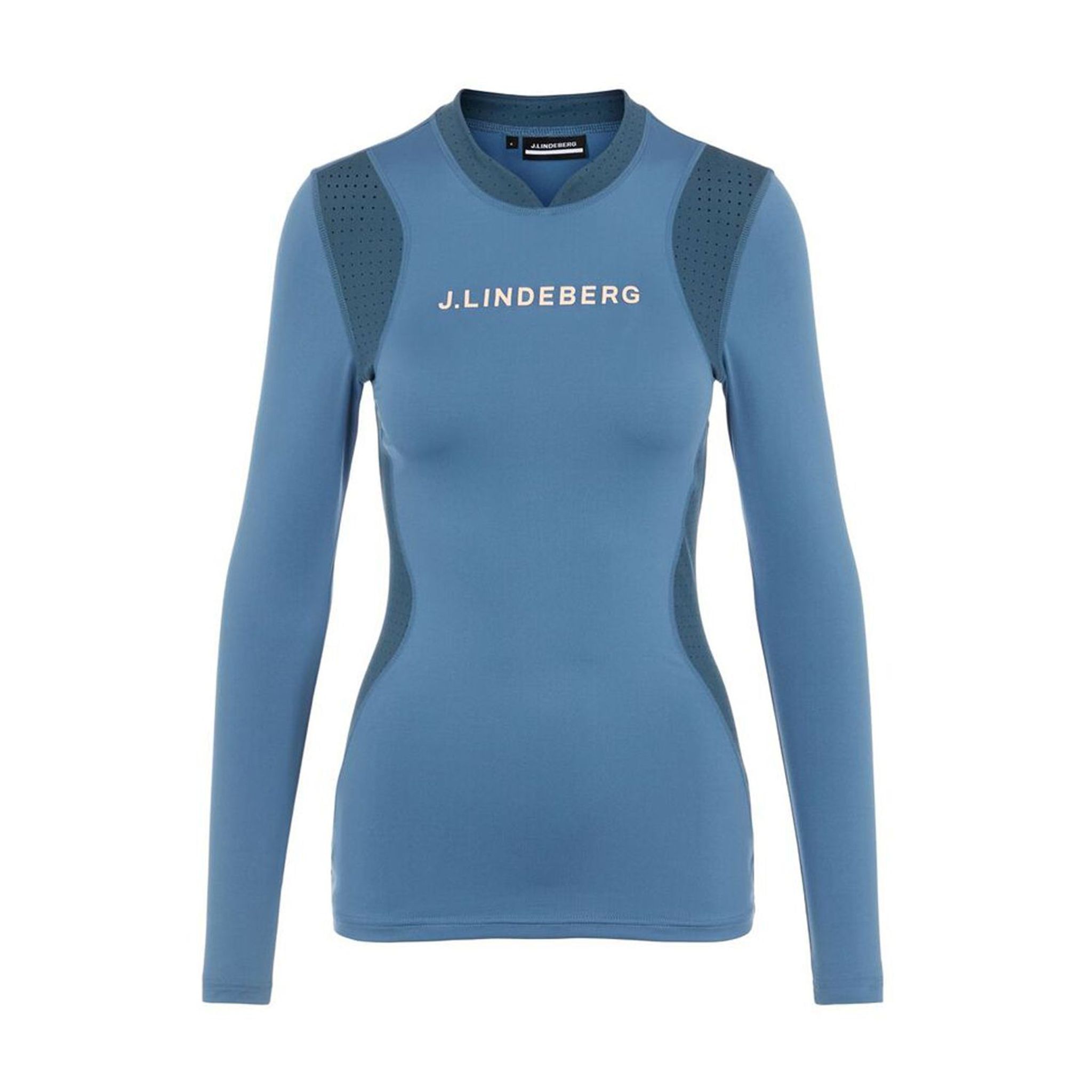 J. Lindeberg W Layer Zowie Soft Compression Top Dlhý Rukáv Modrá Dámsky