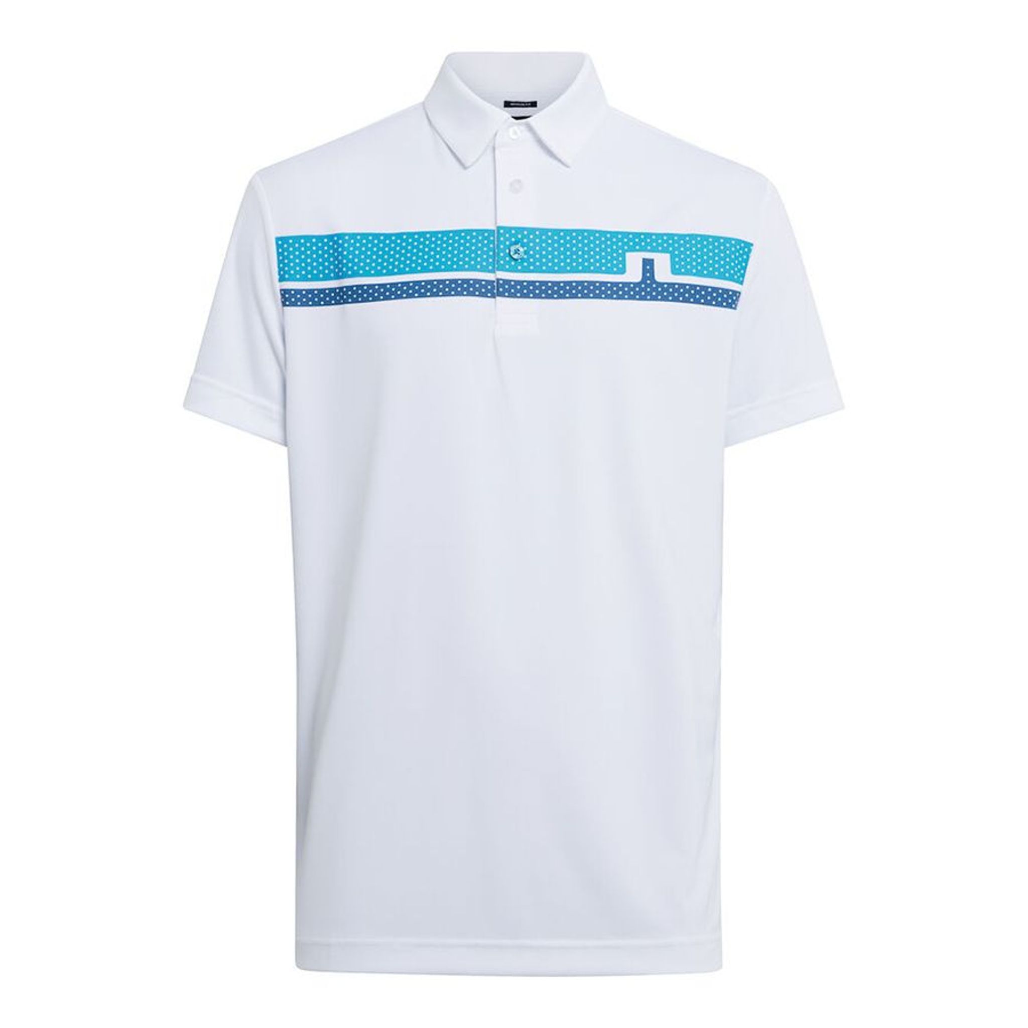 J. Lindeberg M Clark Regular Fit Golf Polo Enamel Blue Herren