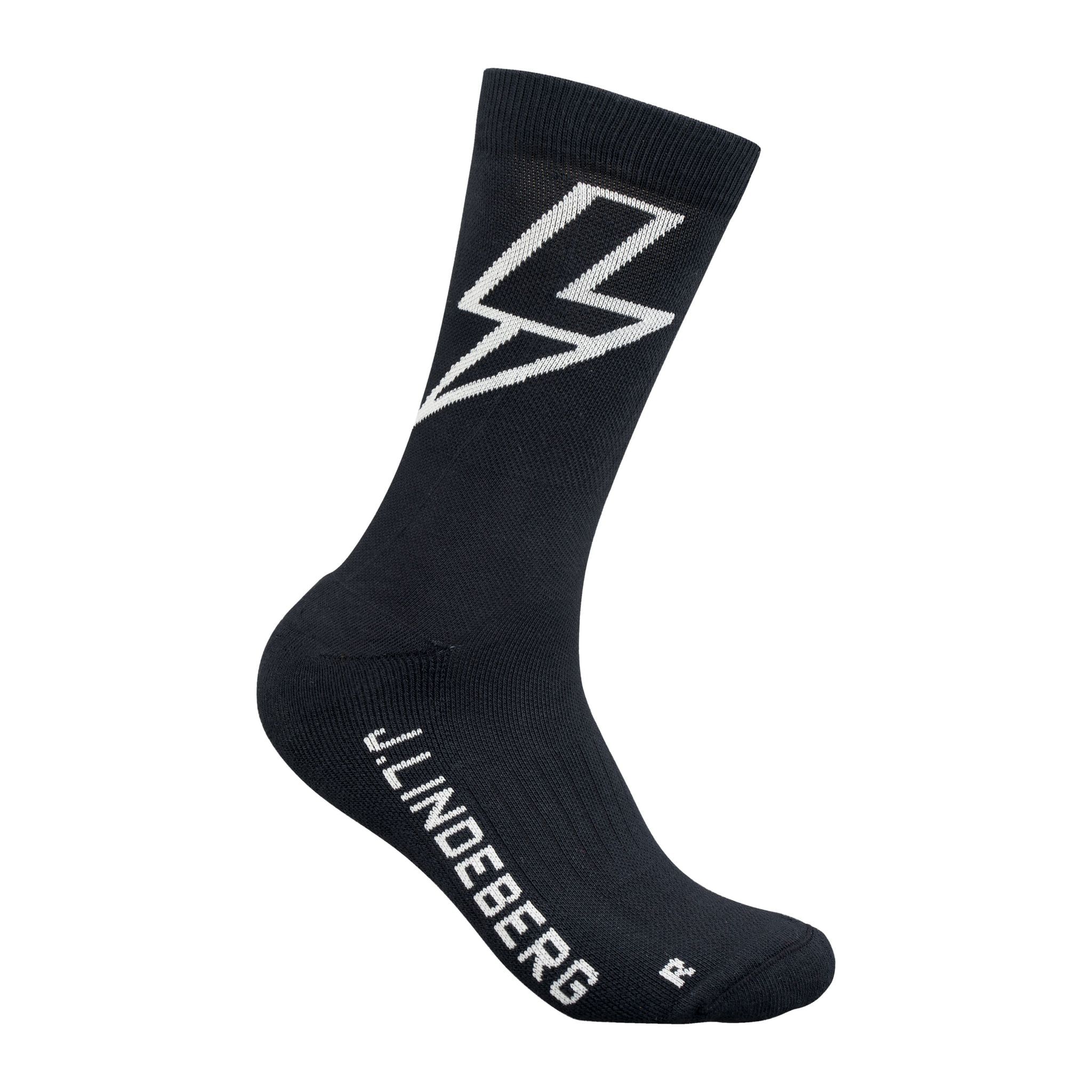 J. Lindeberg Socken JL Strike Schwarz Herren