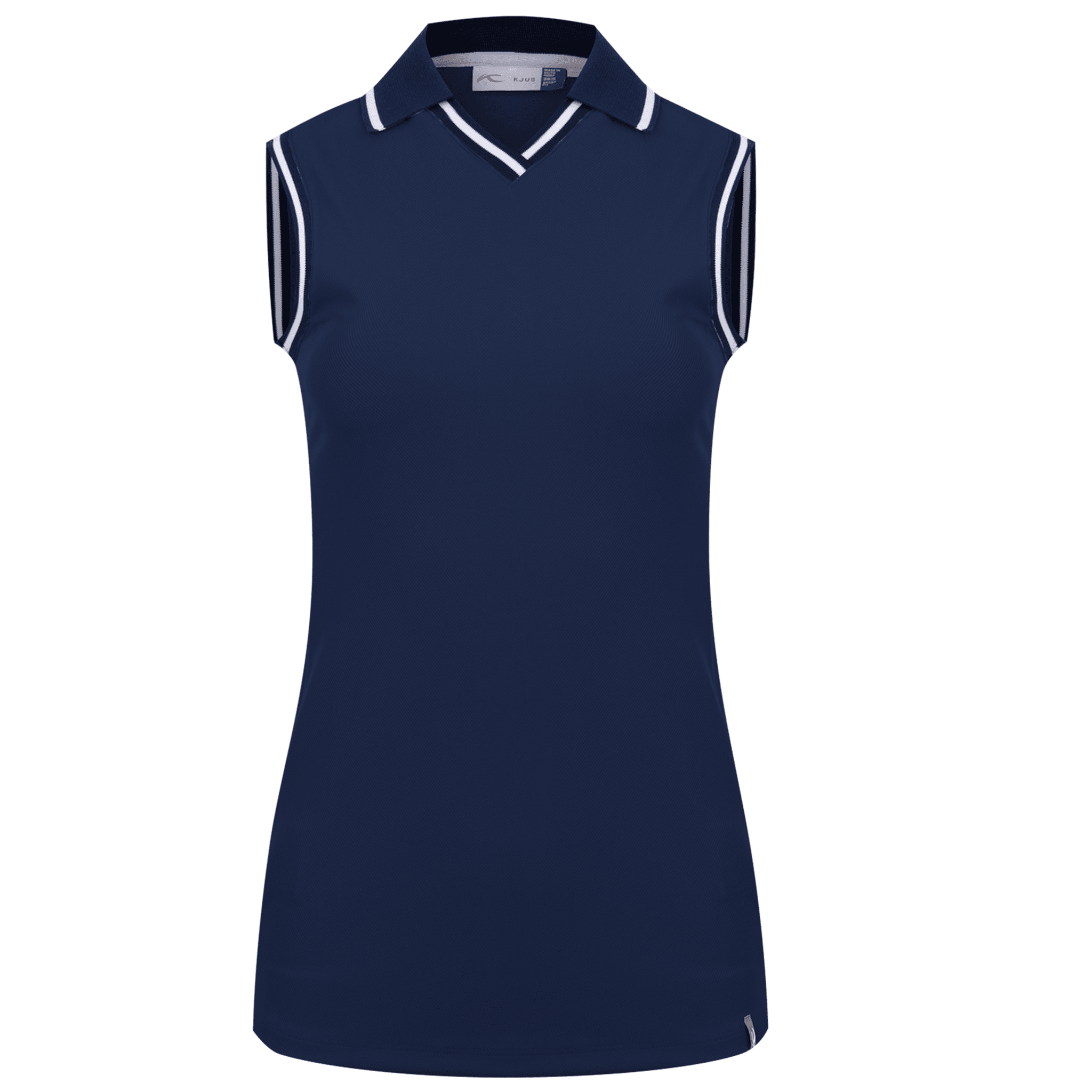 Kjus W V-Neck Polo SL Atlanta Modrá Dámske