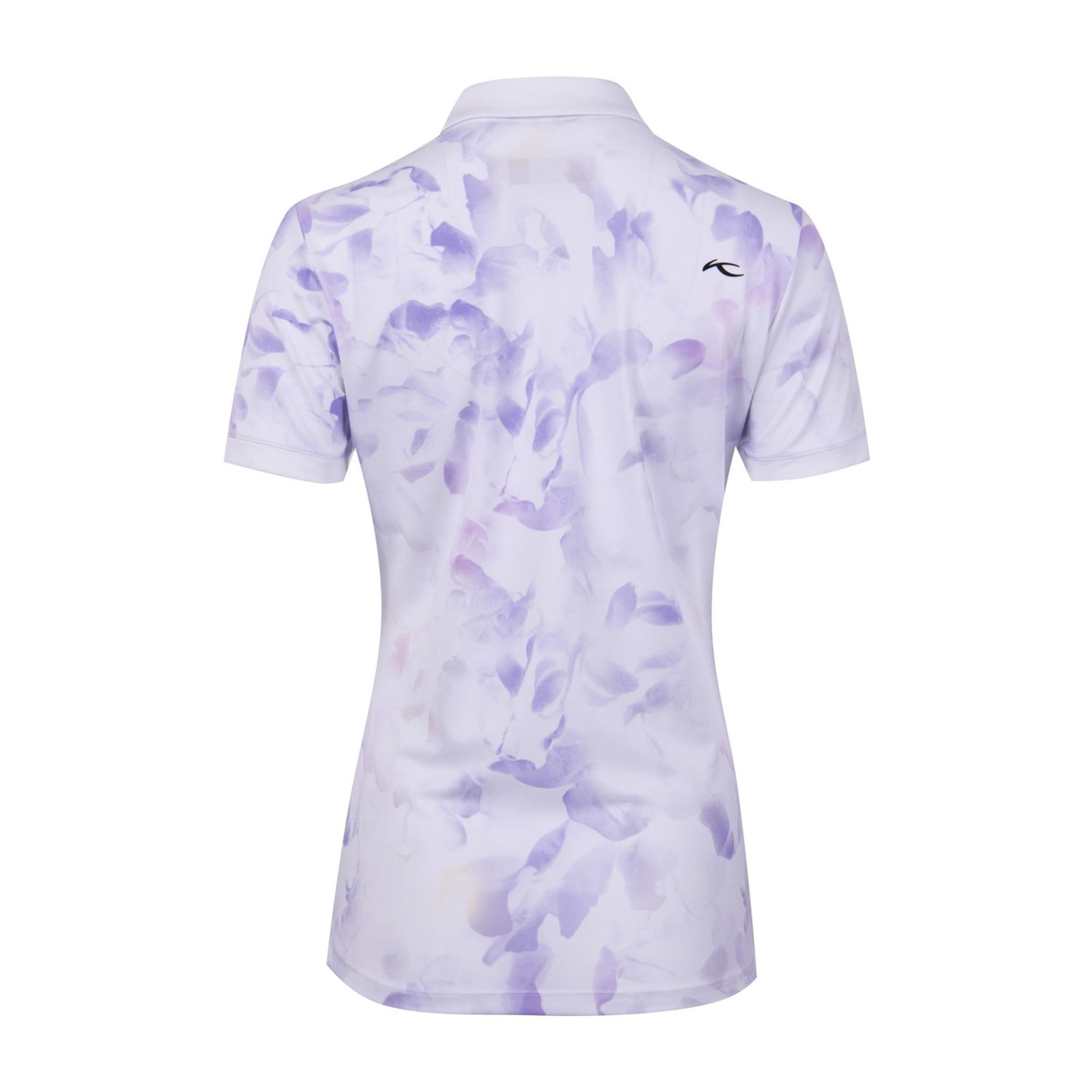 Kjus W Enya Printed SS Polo Biela/Iris Purple Dámske