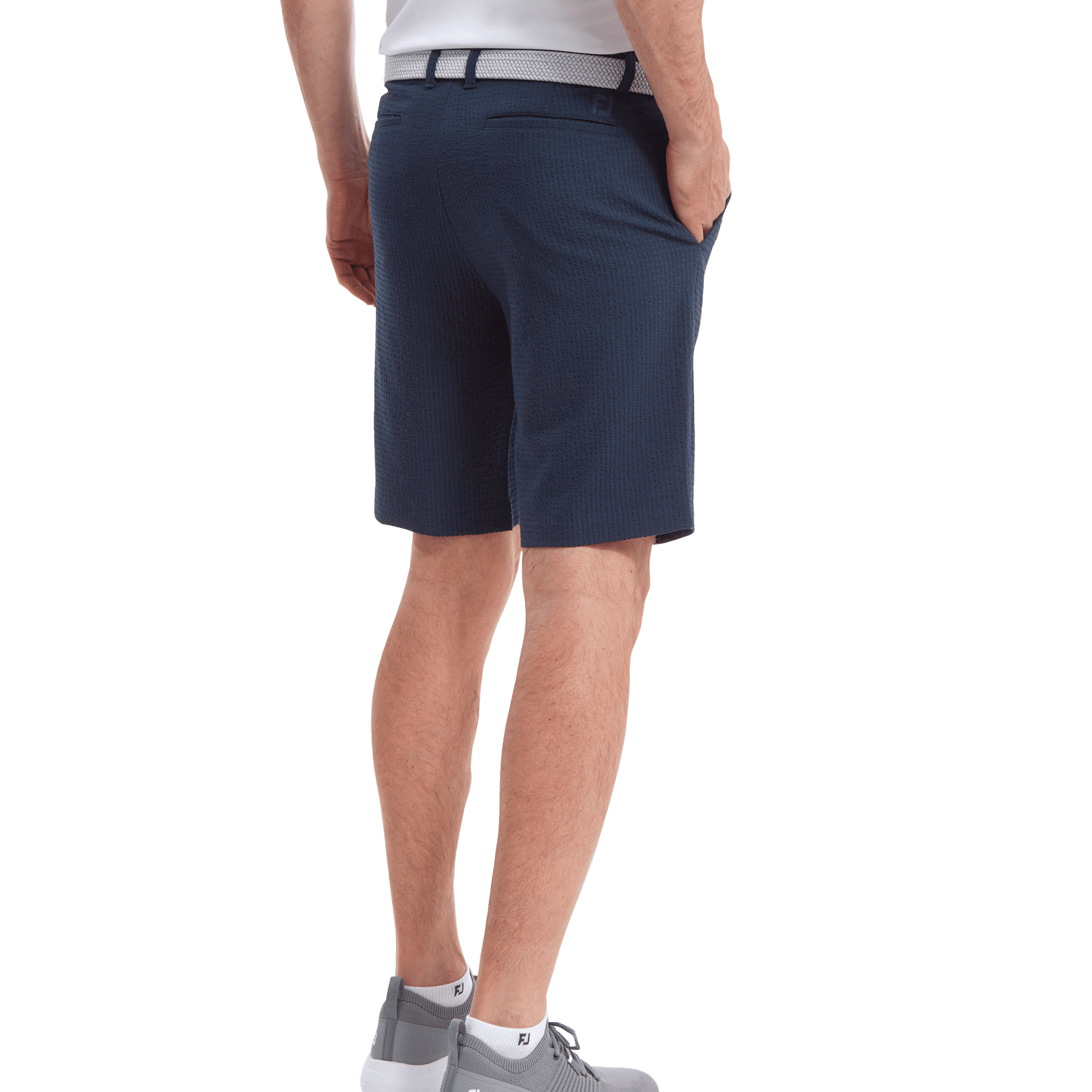 Footjoy M Performance Seersucker Shorts Navy Herren