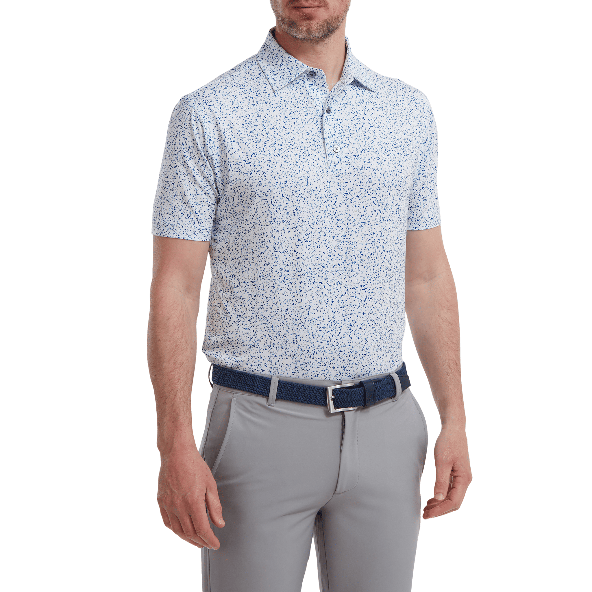 Footjoy Polo Granite Print Lisle Herren