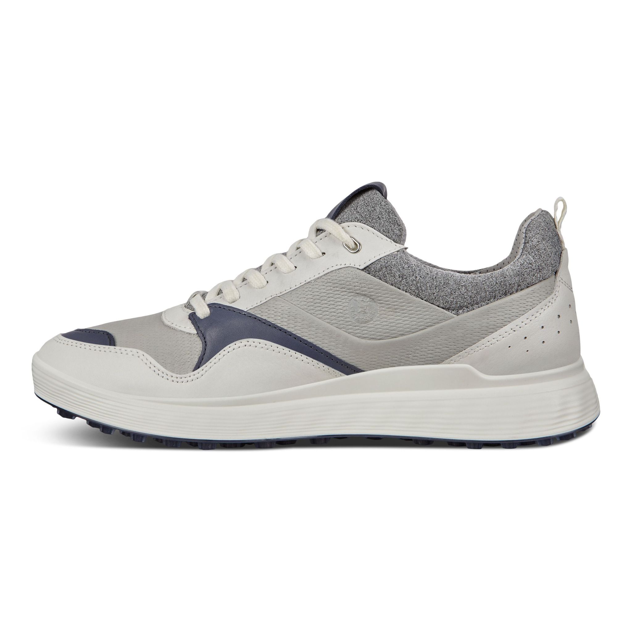 Ecco M S-Casual White/True Navy Herren