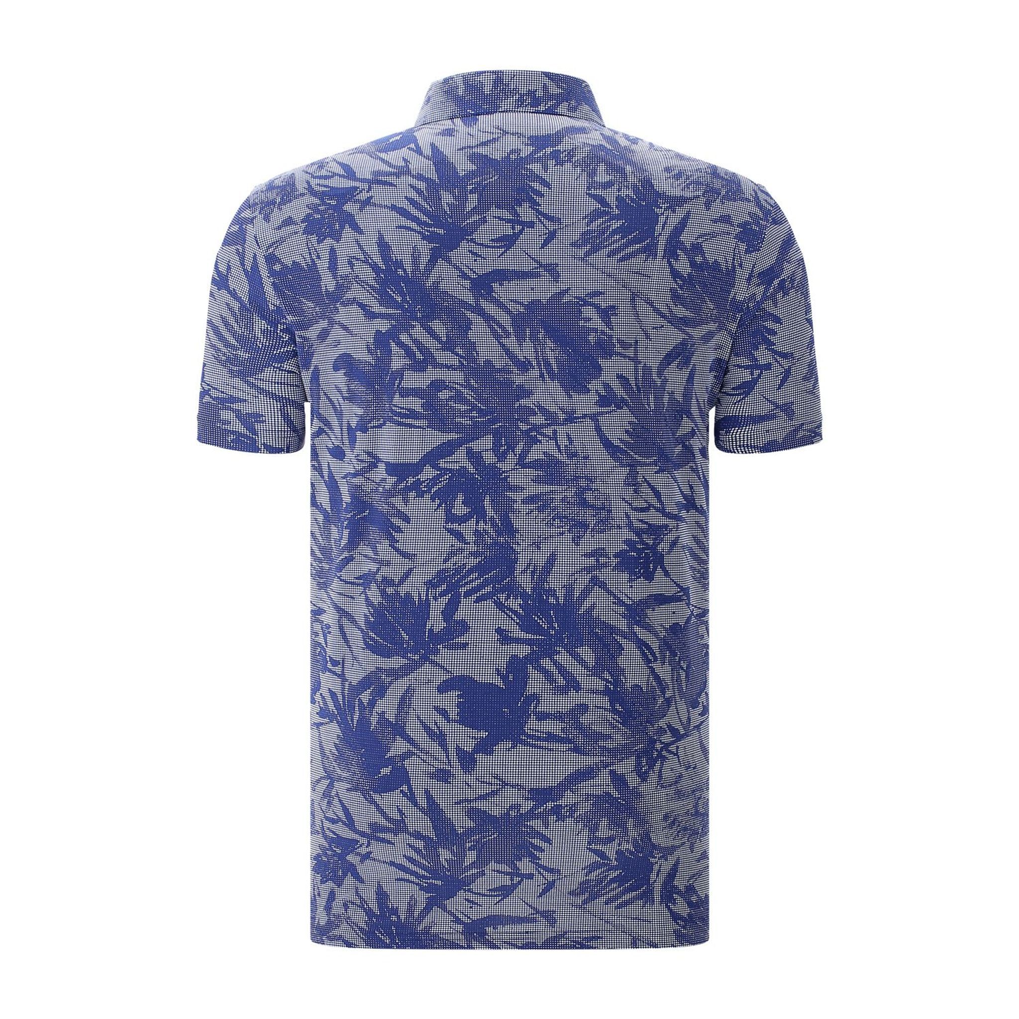 Chervo M Ambrosio SS Polo Blau/Blume Herren