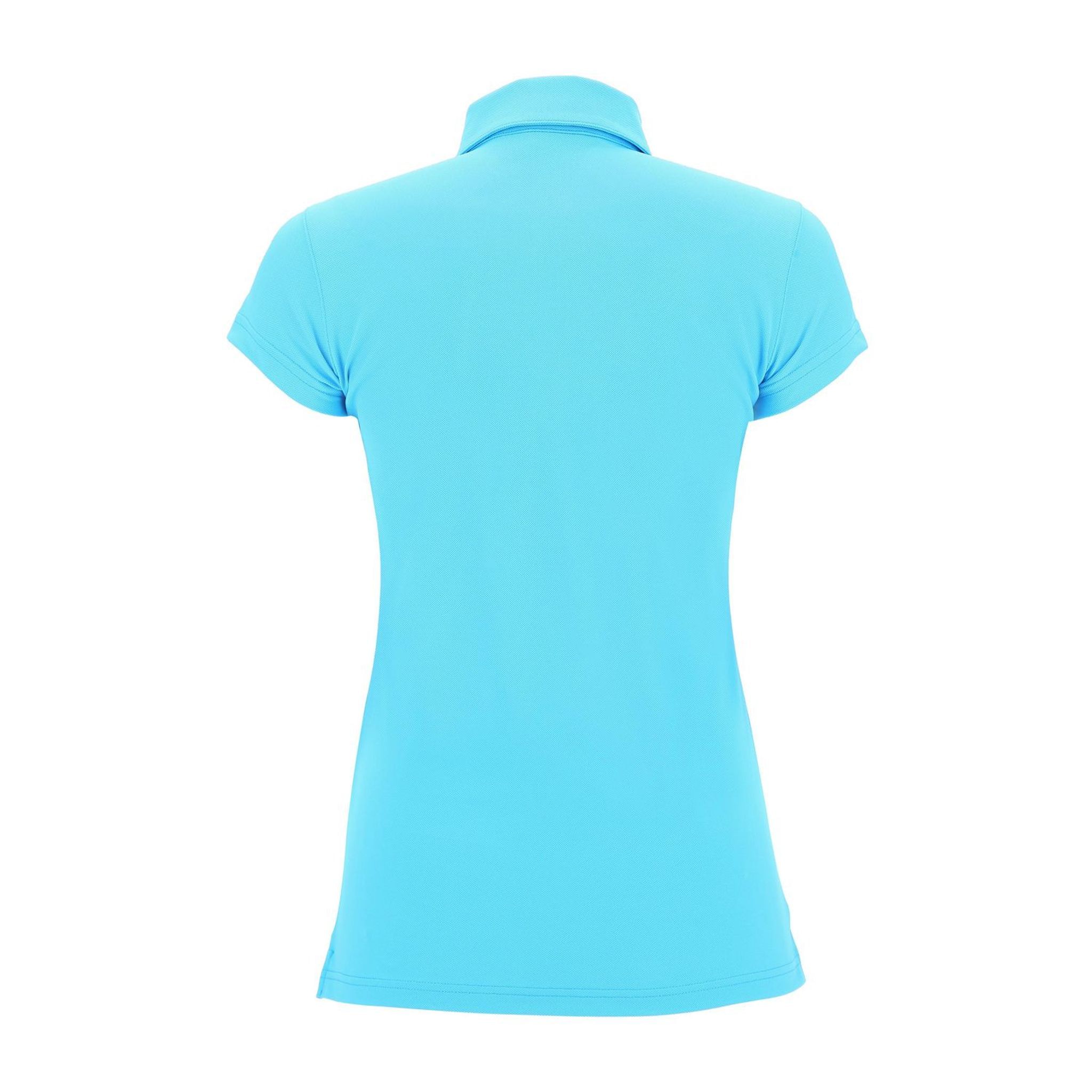 Chervo W Affen SS Polo Hellblau Damen