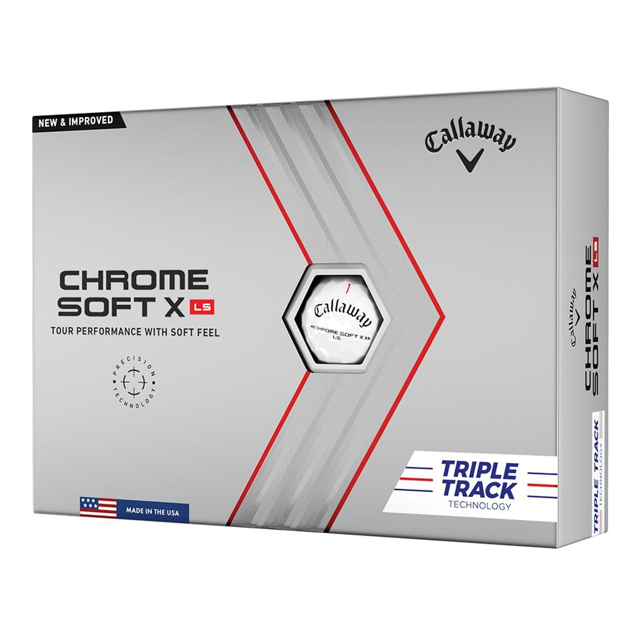 Callaway Chrome Soft X LS (22) Triple Track [12Bälle]