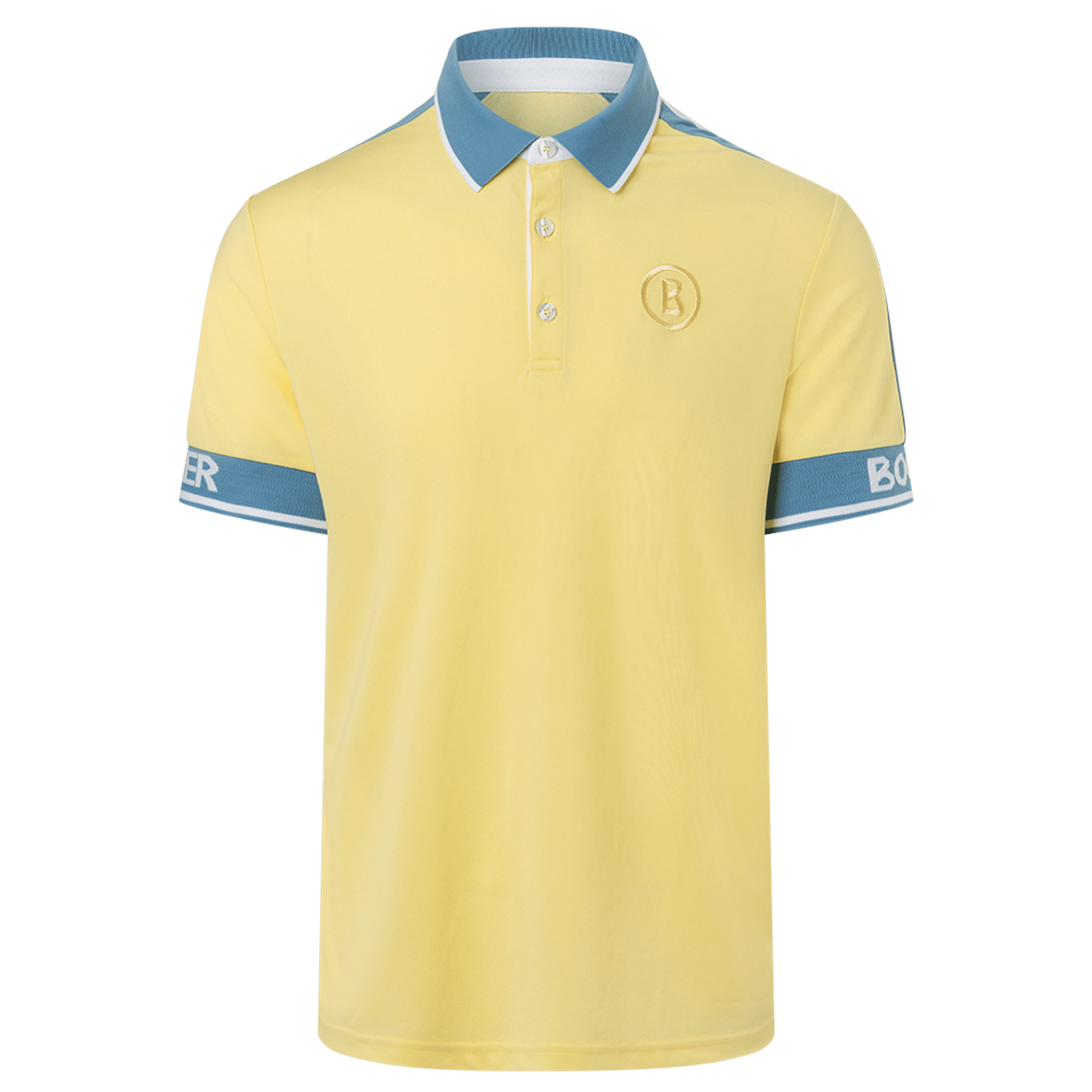 Bogner M Pinos Polo Pastellgelb Herren