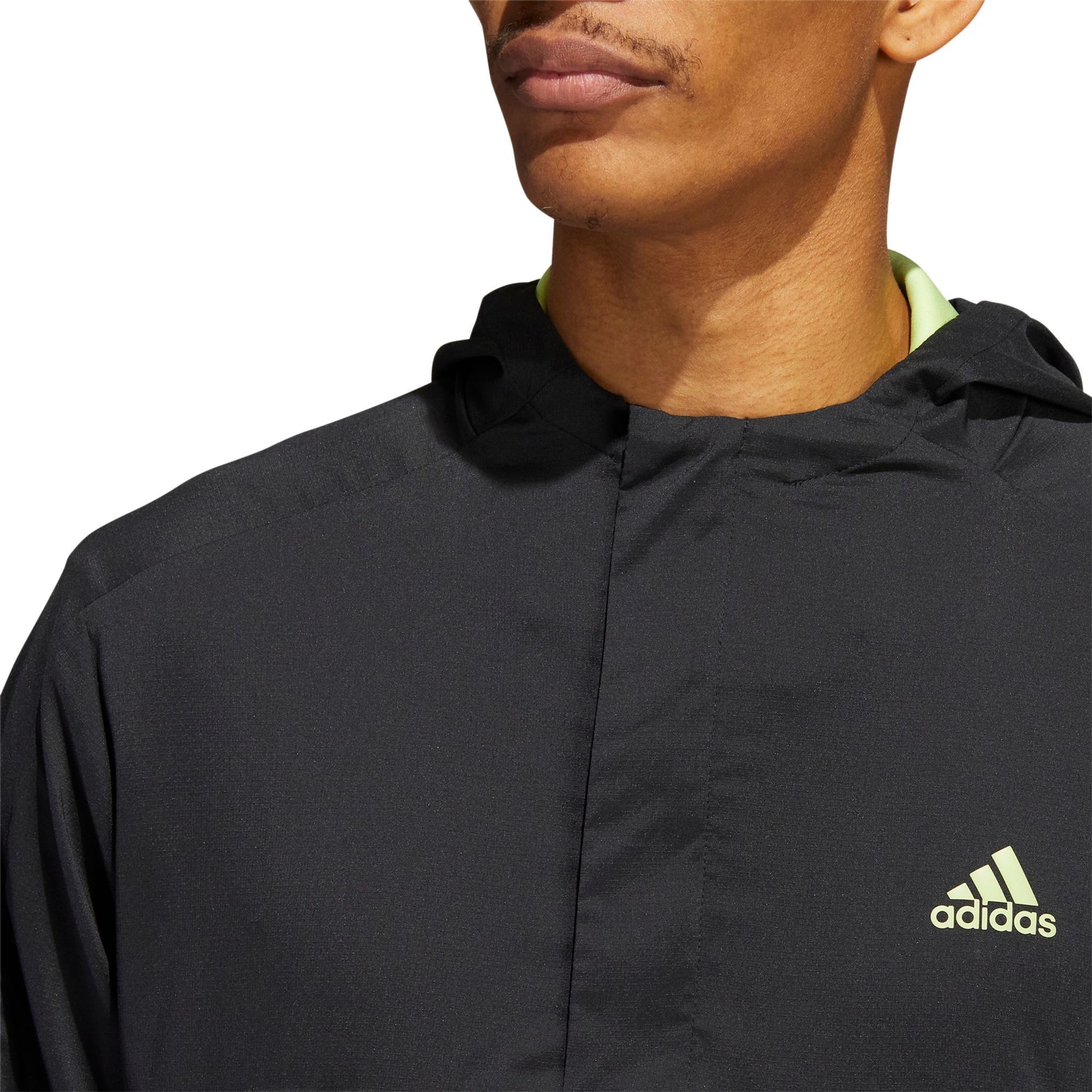 Adidas M Primeknit Quarter Zip Pullover Schwarz/Almost Li Herren