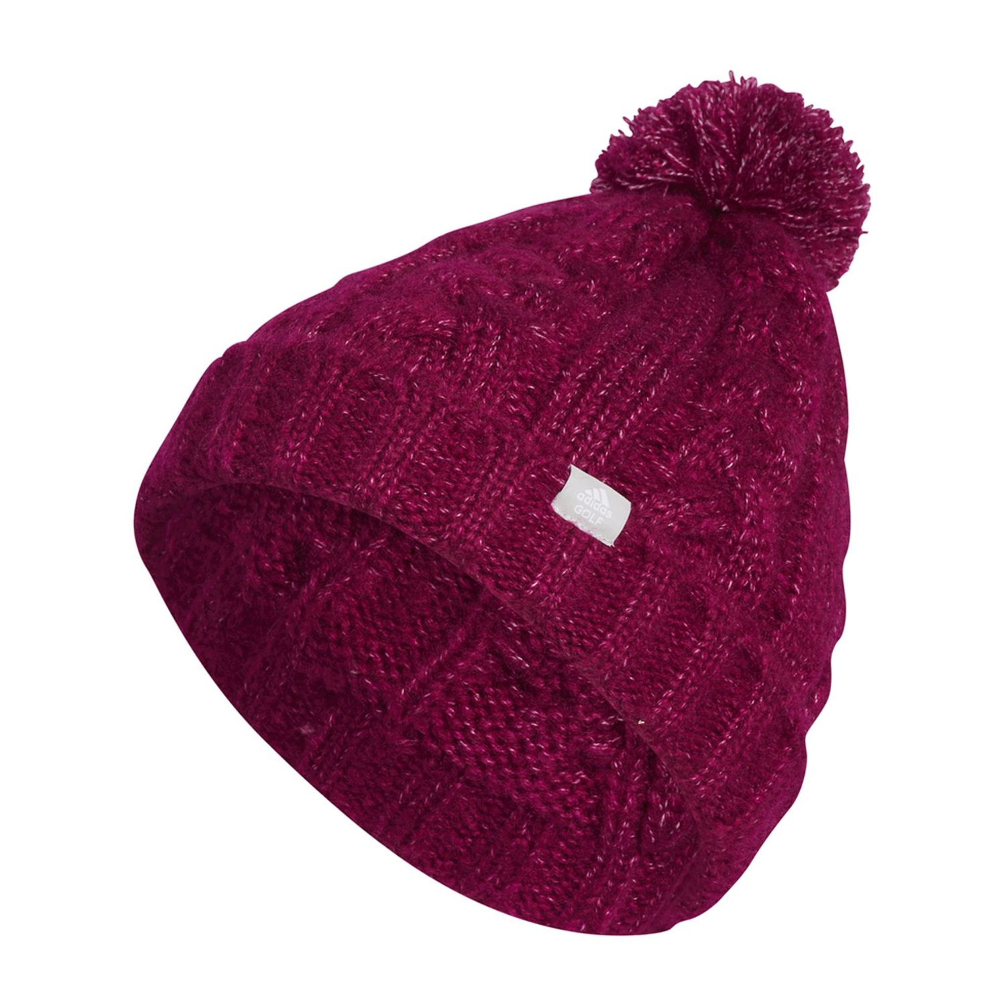 Adidas W Pom Beanie Power Berry Damen