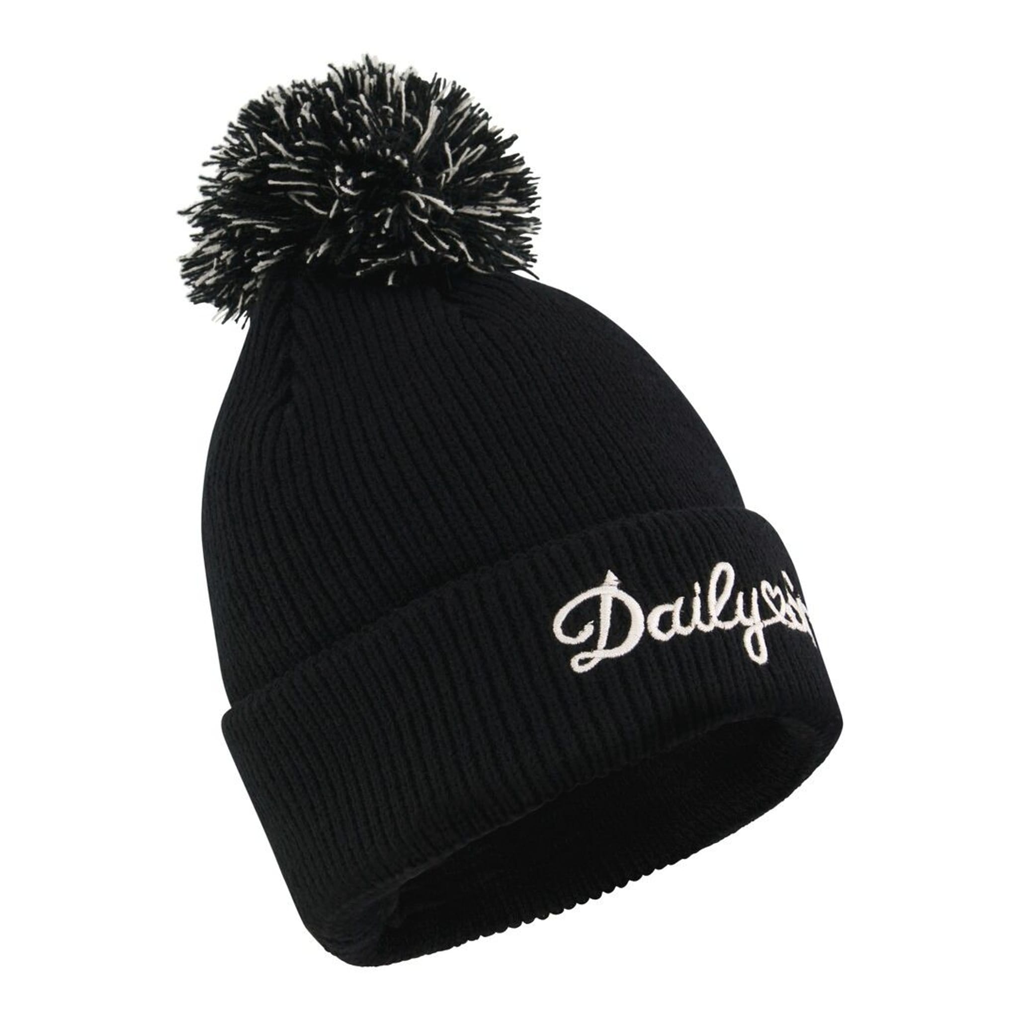 Daily Sports Mütze Pom-Pom Damen Schwarz Damen