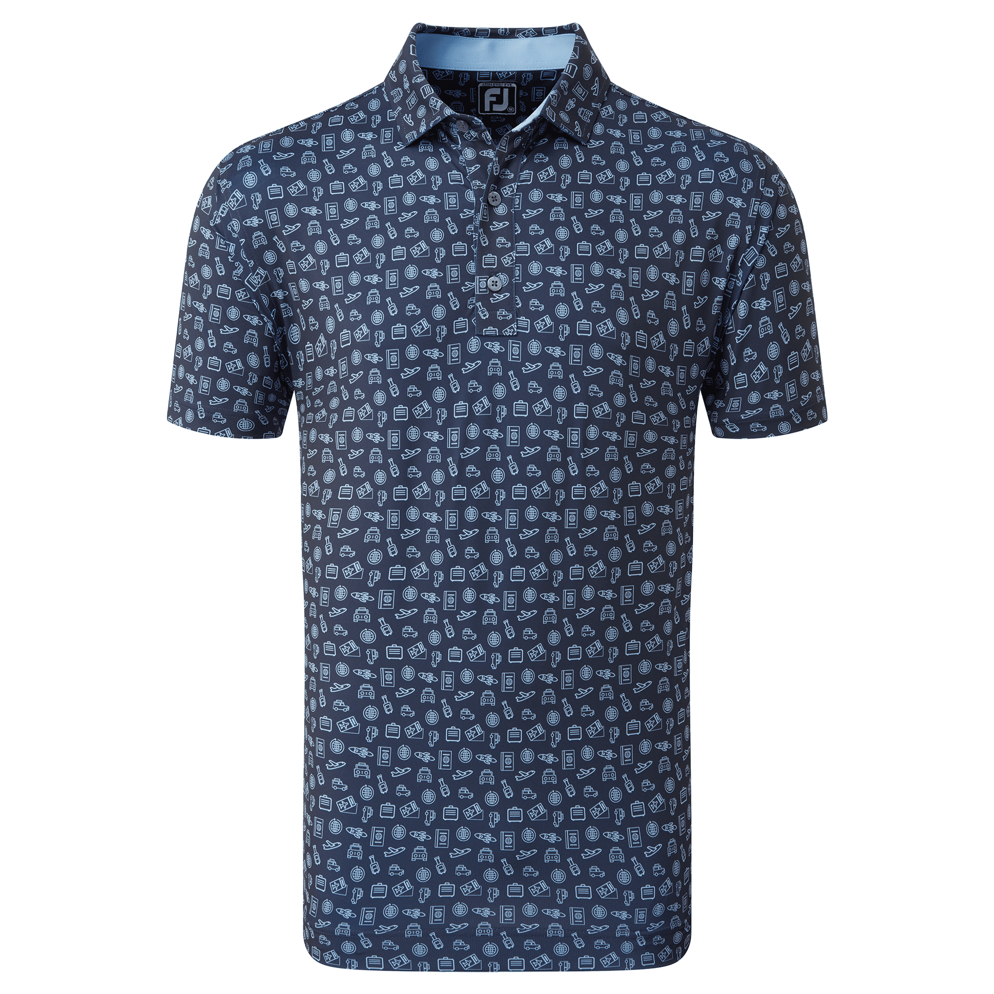 Footjoy Travel Print Polo Pánske