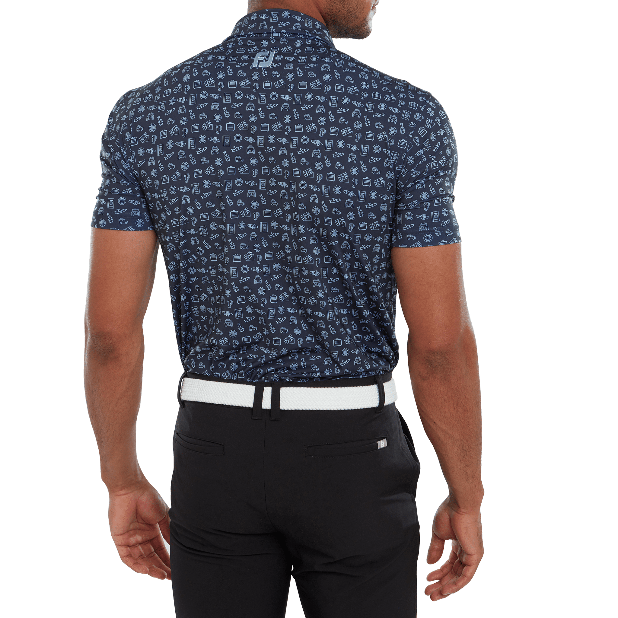 Footjoy Travel Print Polo Pánske