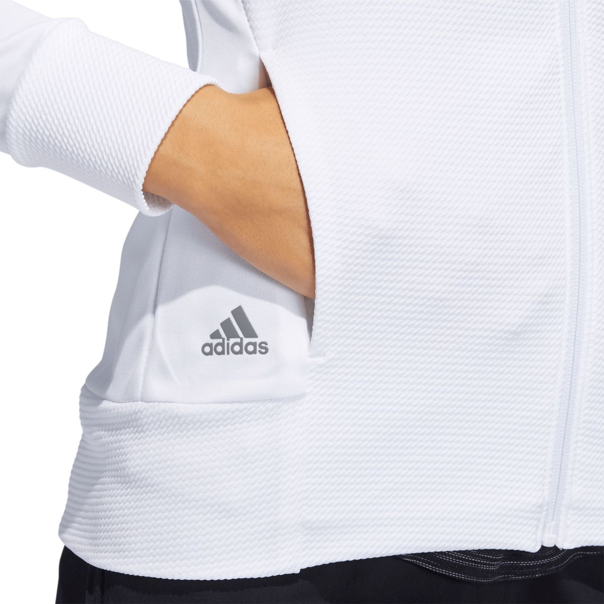 Adidas Texturovaná Dámska Bunda na Zips