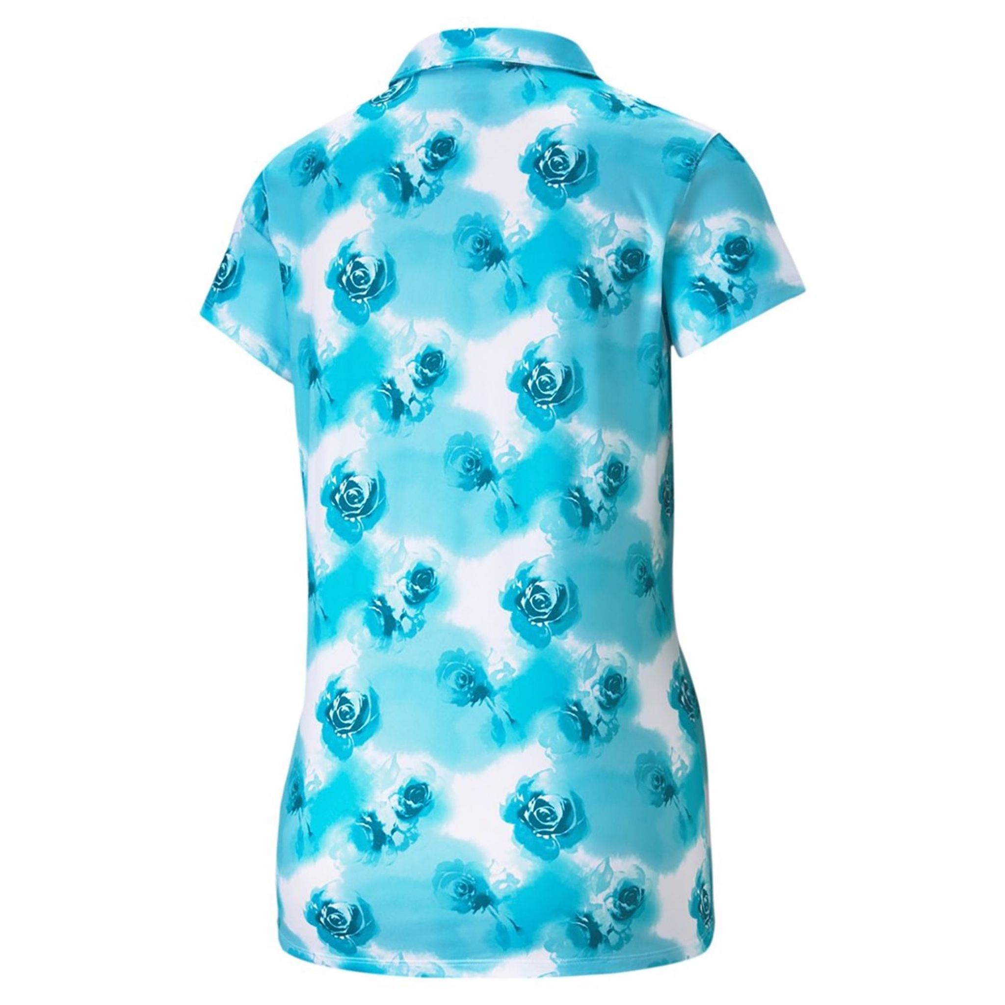 Puma Cloudspun Watercolor Floral Polo Damen