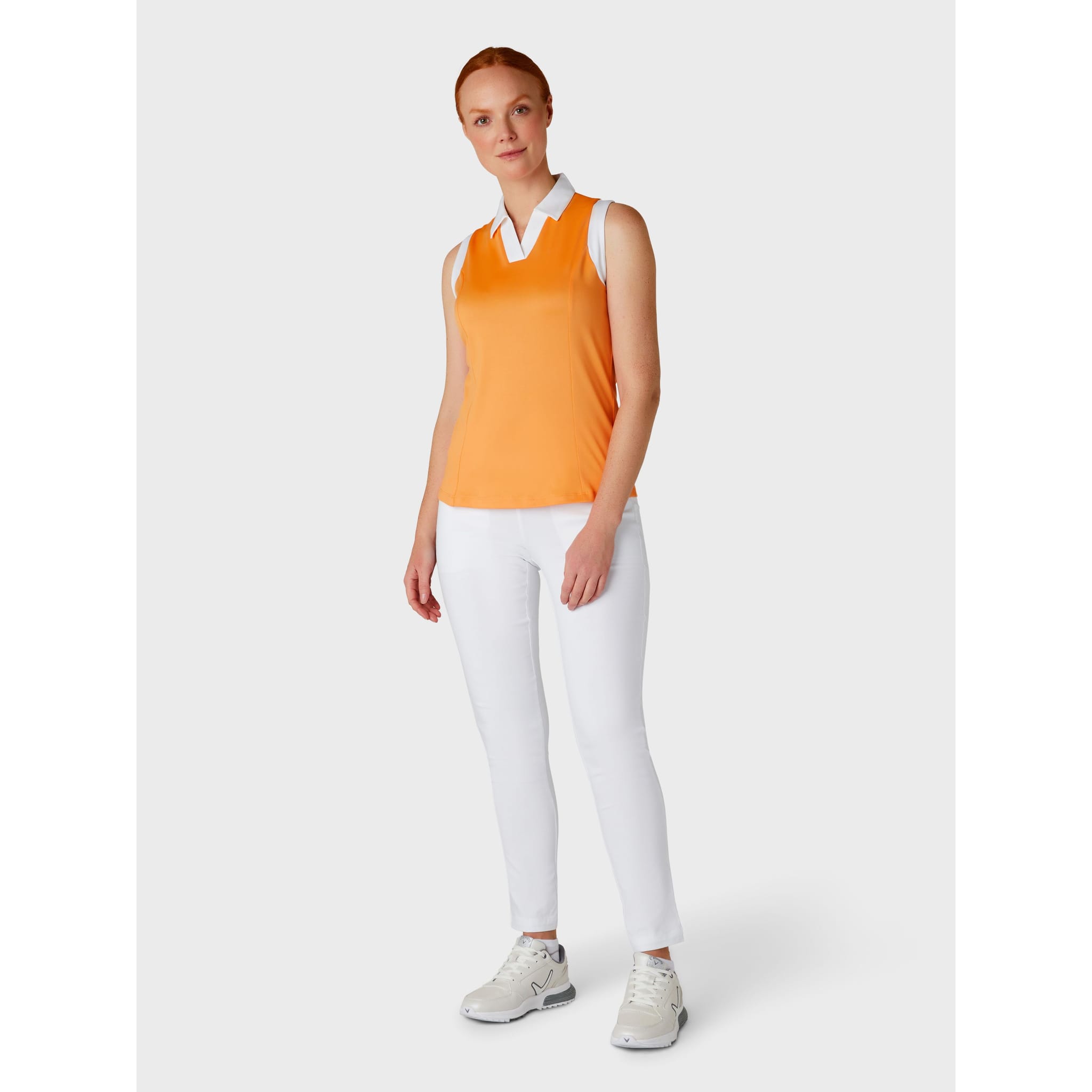 Callaway Sleeveless Colorblock Polo Damen