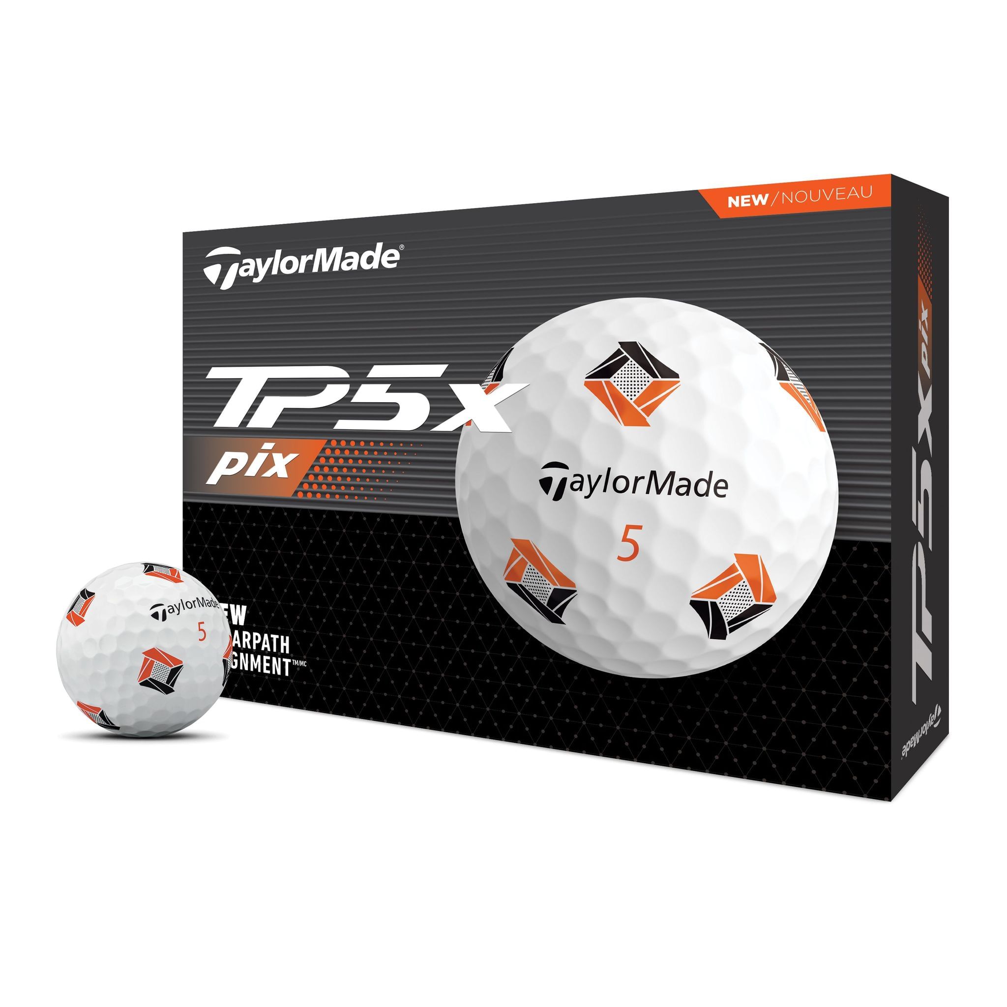 TaylorMade TP5x pix 3.0 golfové loptičky