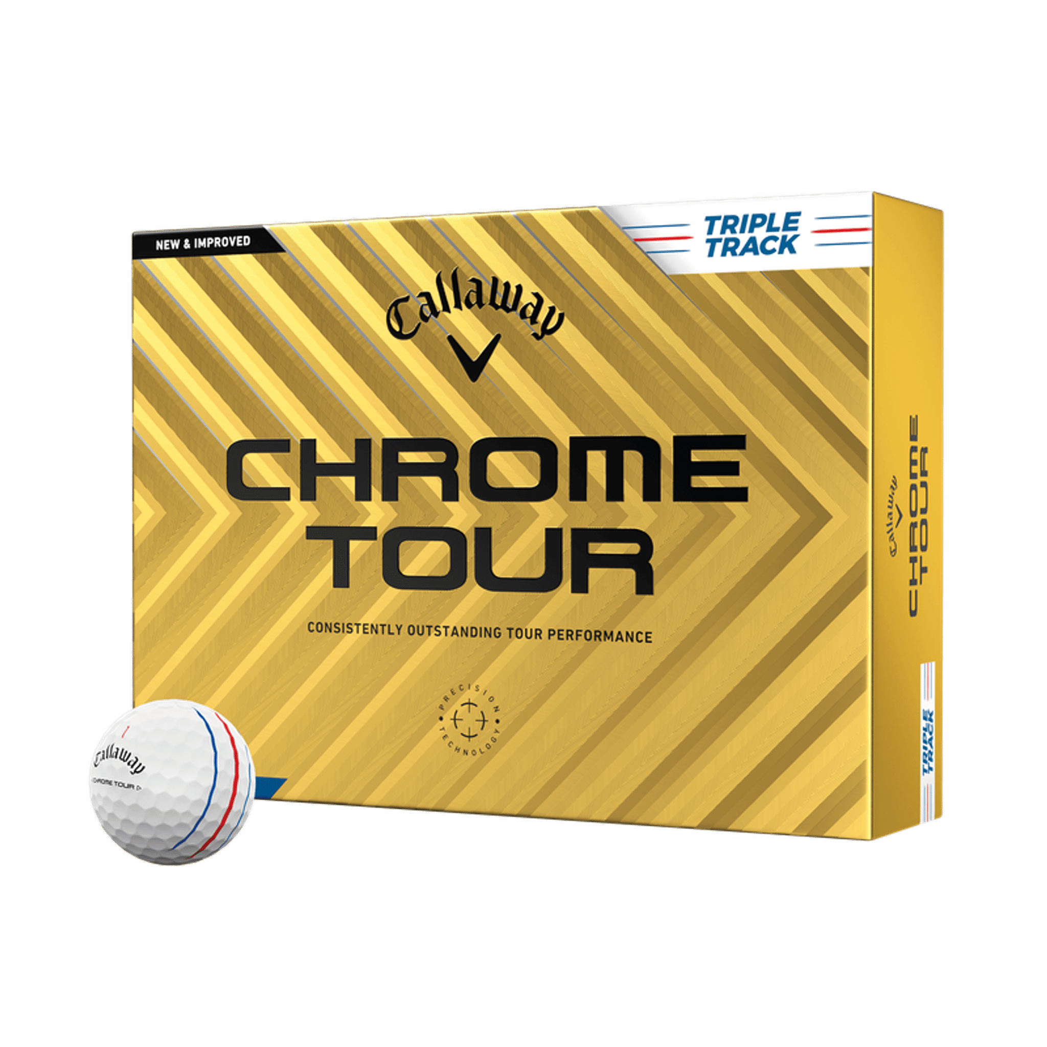 Callaway Chrome Tour Triple Track [48 Stück] Golfbälle (2024)