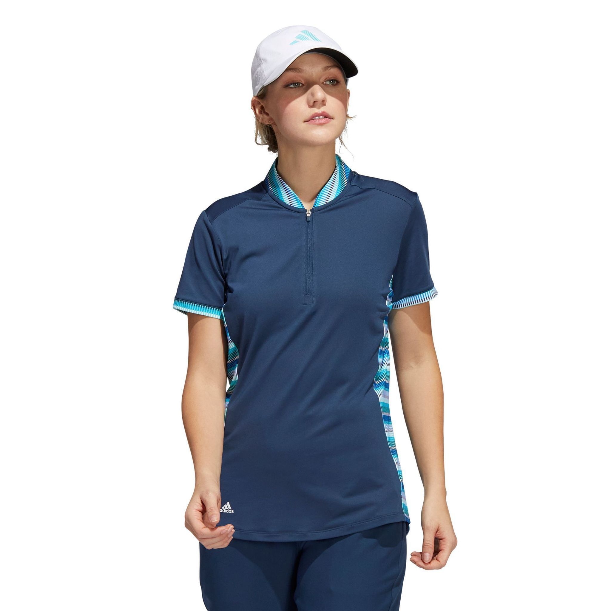 Adidas W Polo Ultimate 365 Printed Crew Navy Dámske