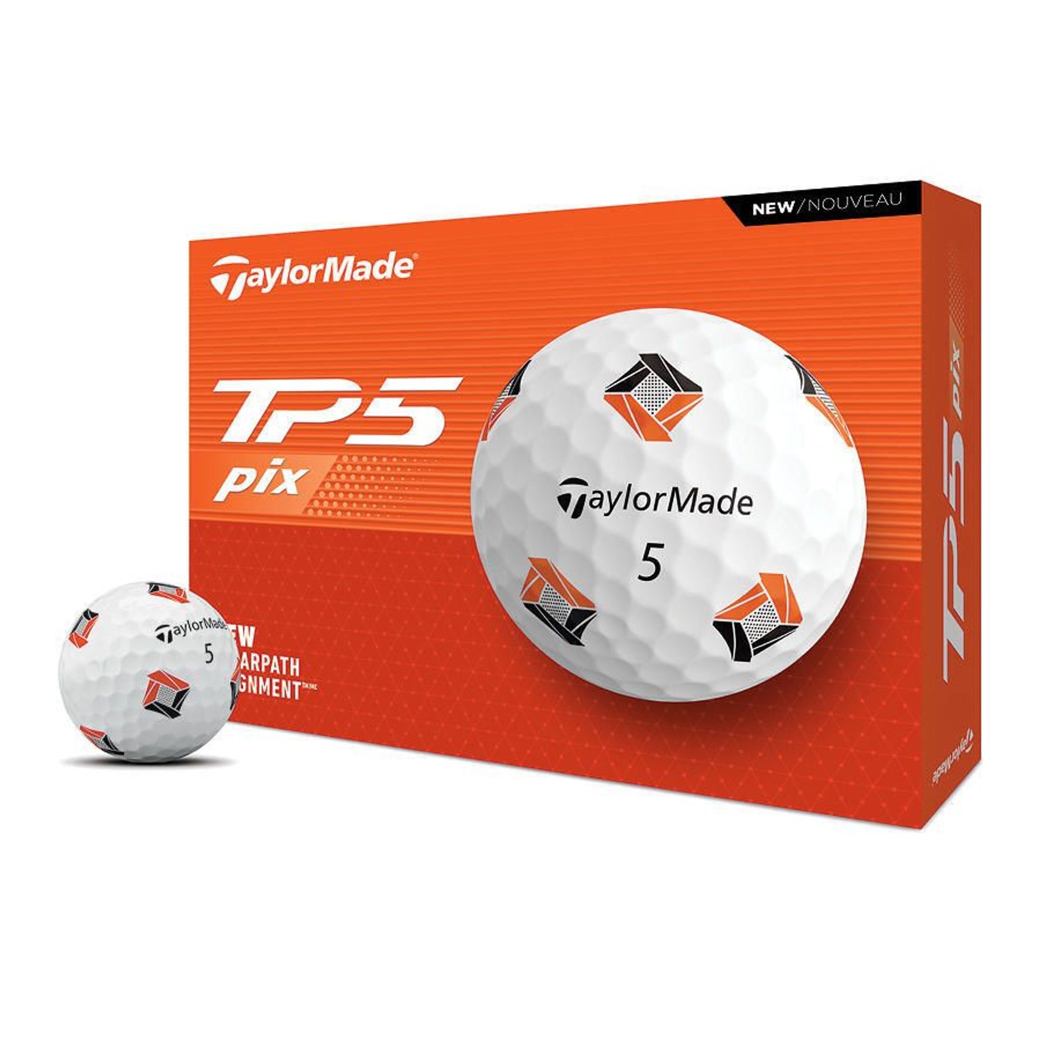 TaylorMade TP5 pix 3.0 golfové loptičky