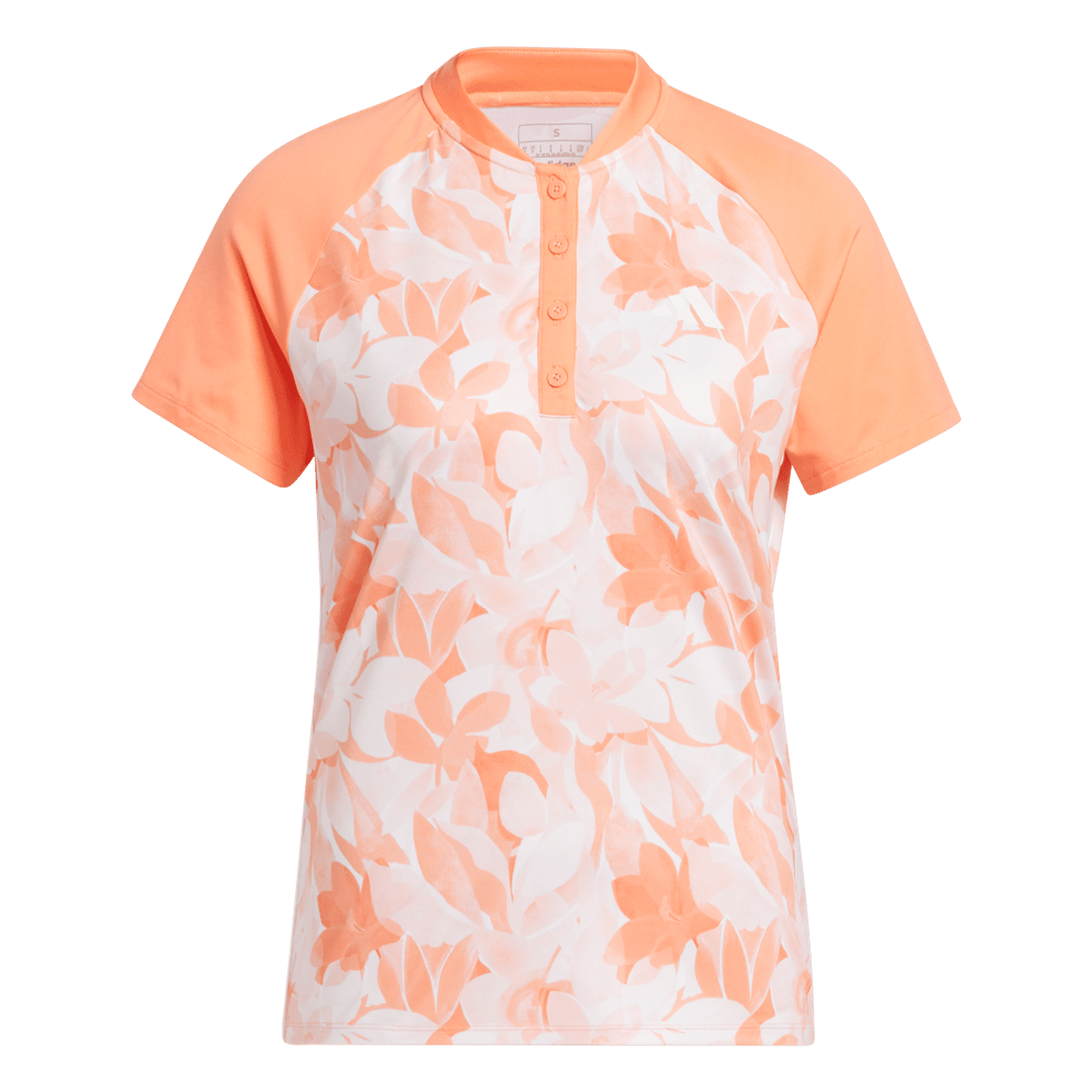 Adidas Floral Ss P Polo Damen Coral XL Damen