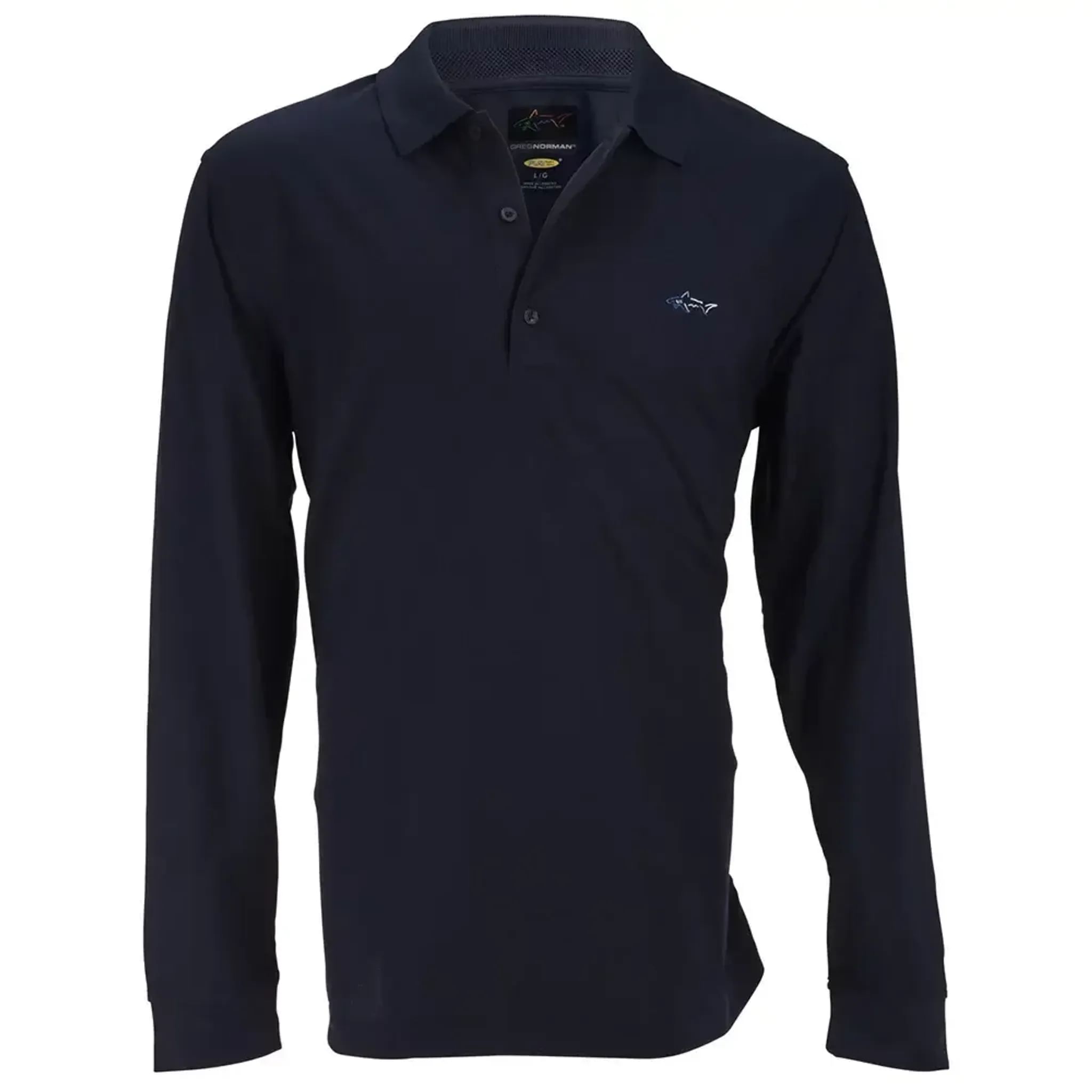 Greg Norman Pique Langarm-Poloshirt Herren