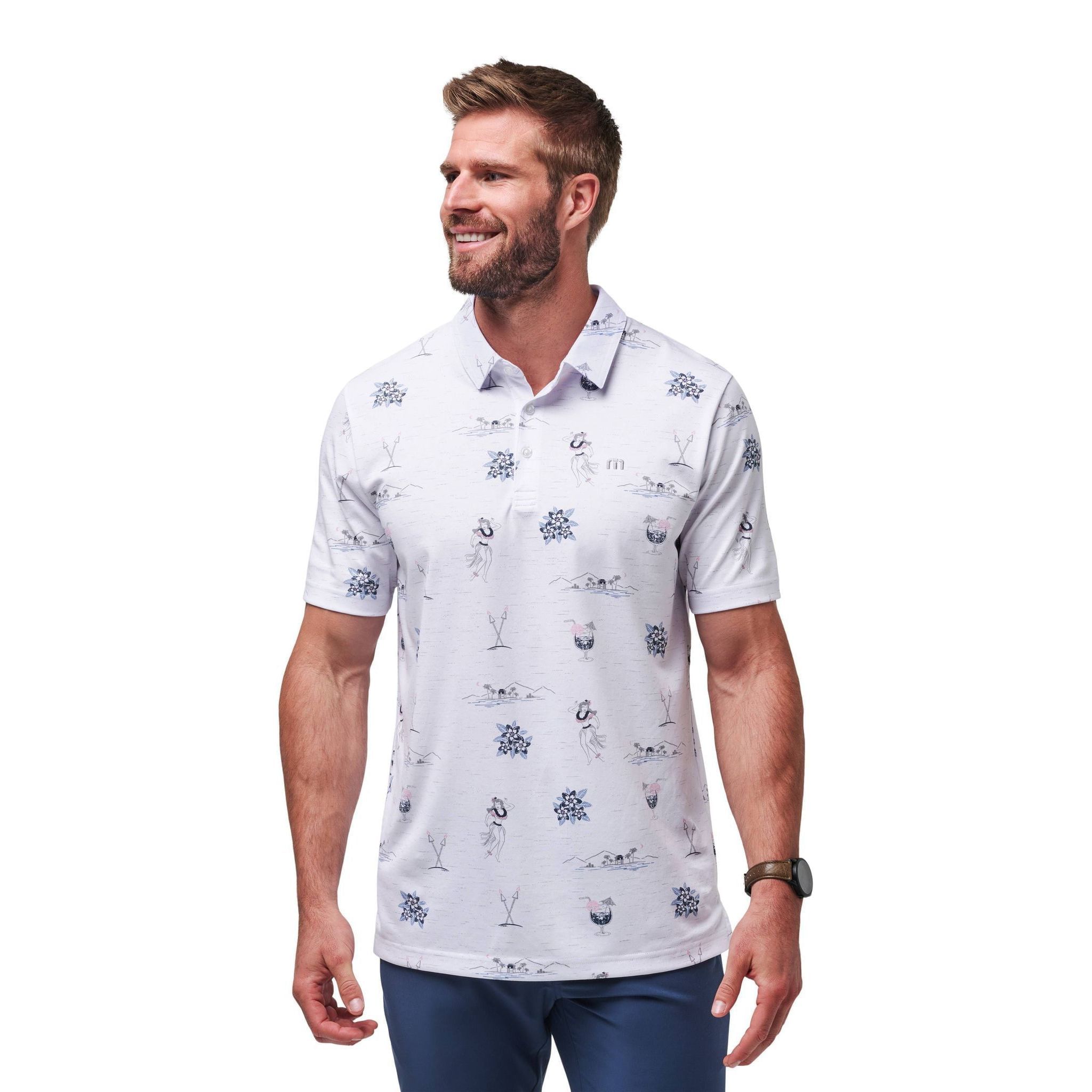 Travis Mathew Island Paradise Poloshirt Herren