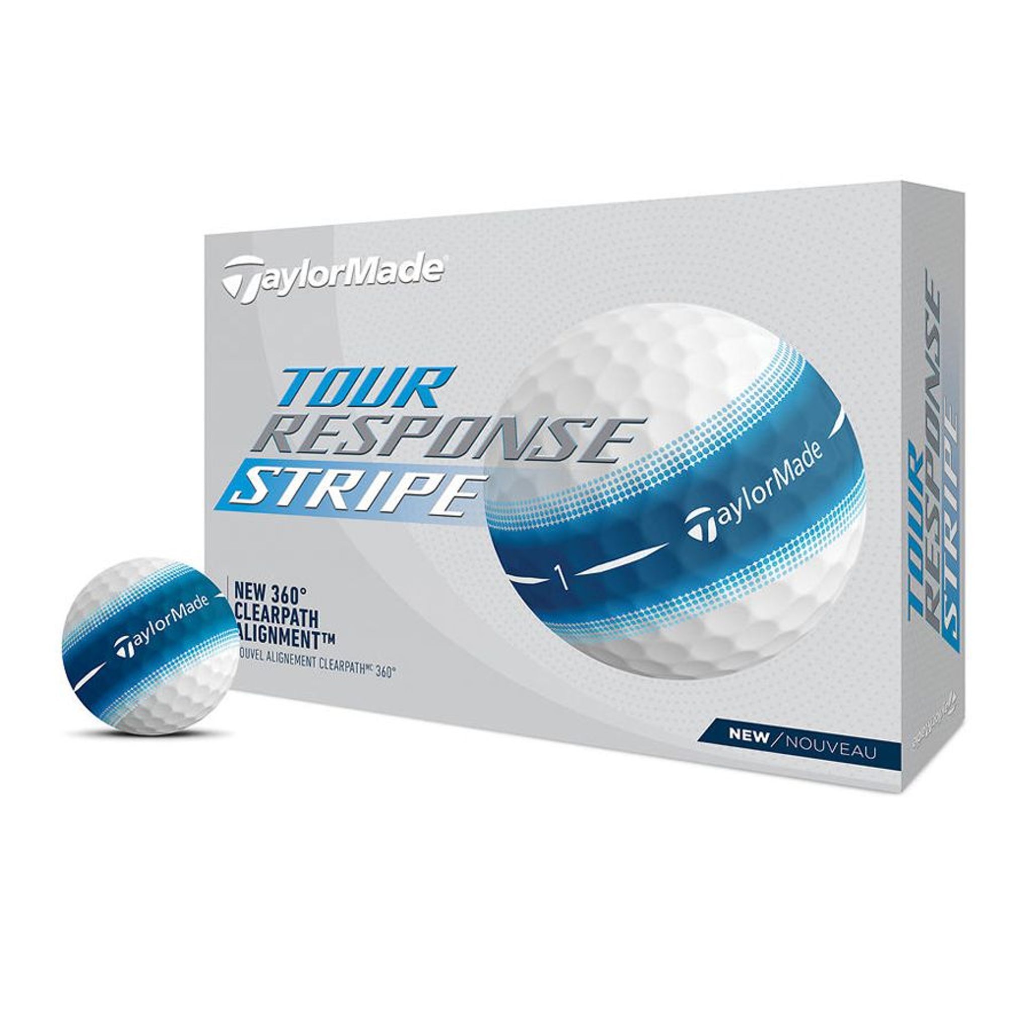 TaylorMade Tour Response Stripe golfové loptičky