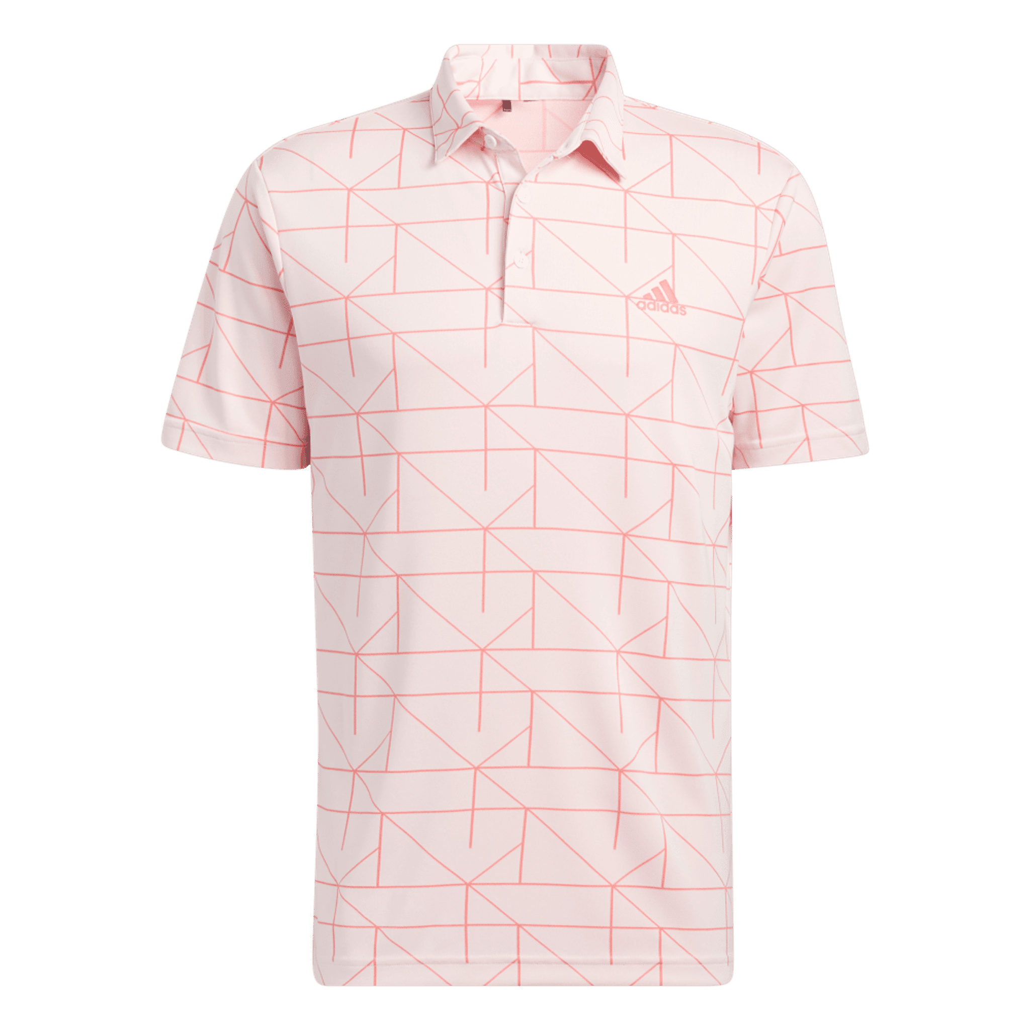 Adidas Jacquard Golfová polokošeľa