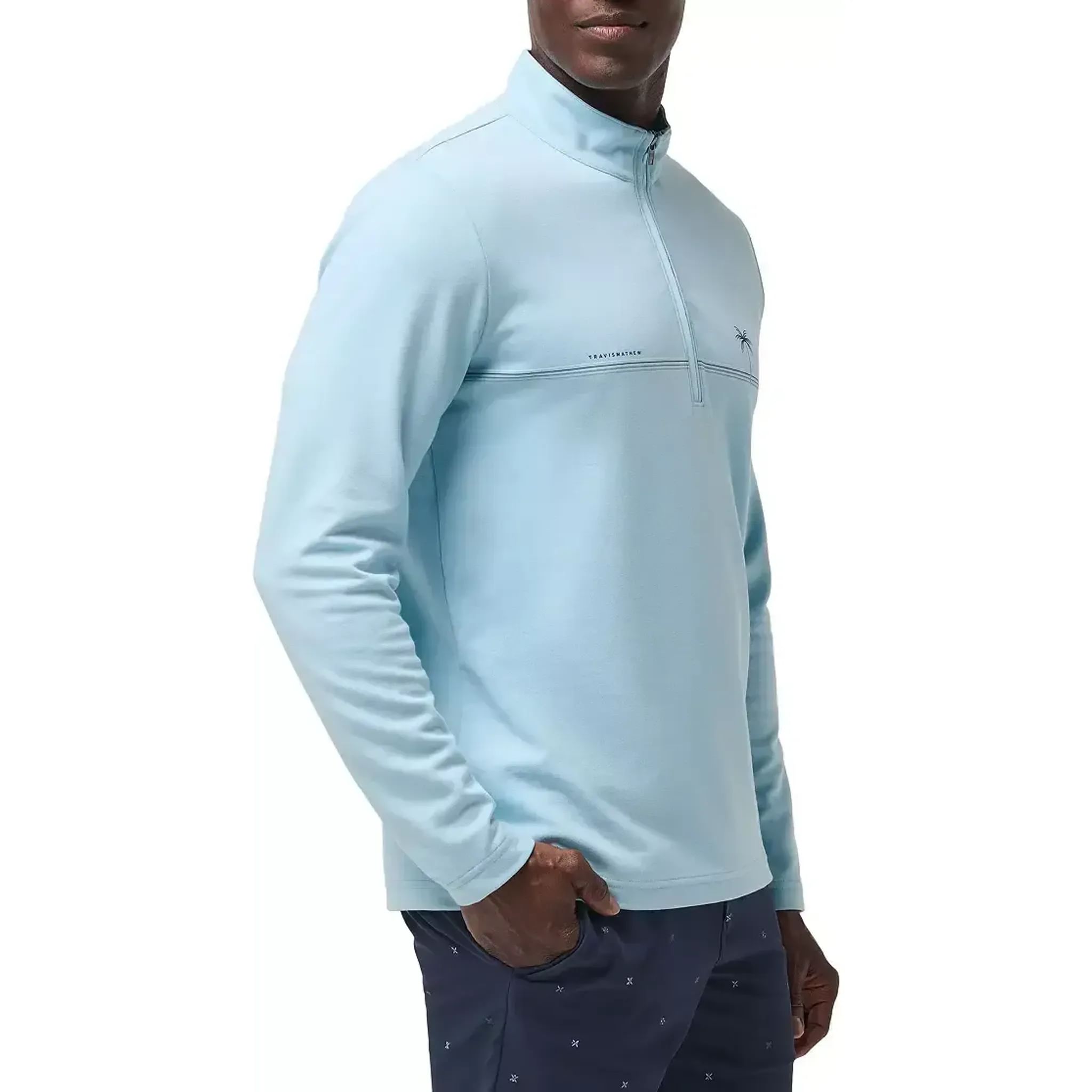 Travis Mathew Upgraded CS 1/4-Zip Pullover pre pána