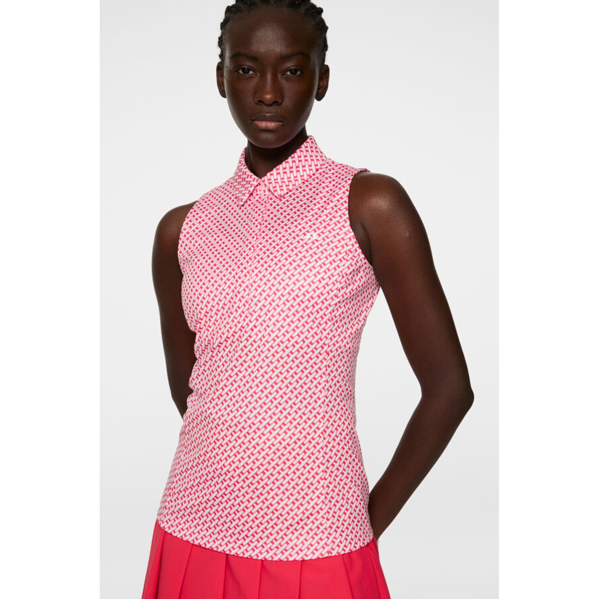 J. Lindeberg Dena Print Sleeveless Top